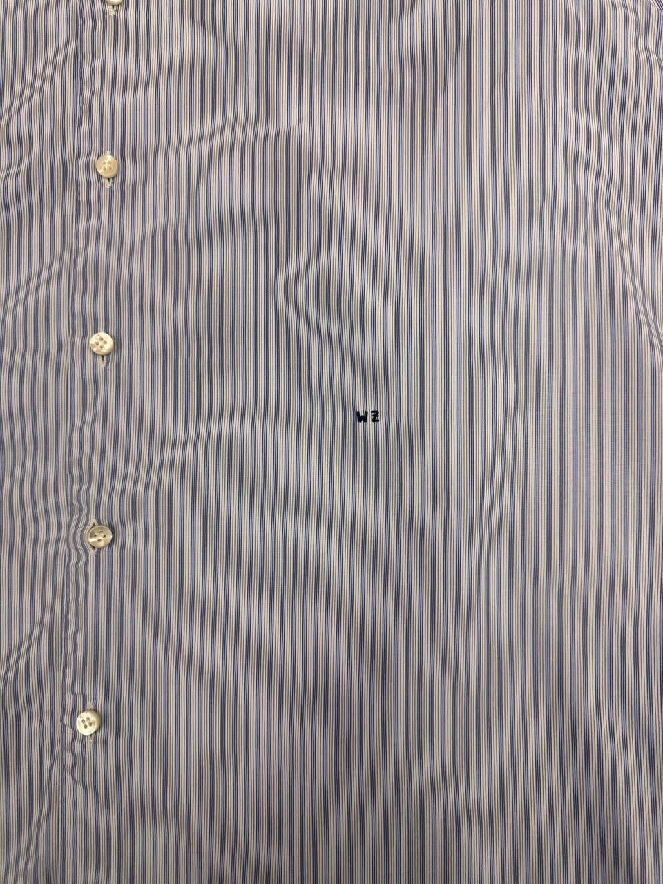 Other Gino Venturini Men Striped Shirt Blue White Size XL Size US XL / EU 56 / 4 - 2 Thumbnail