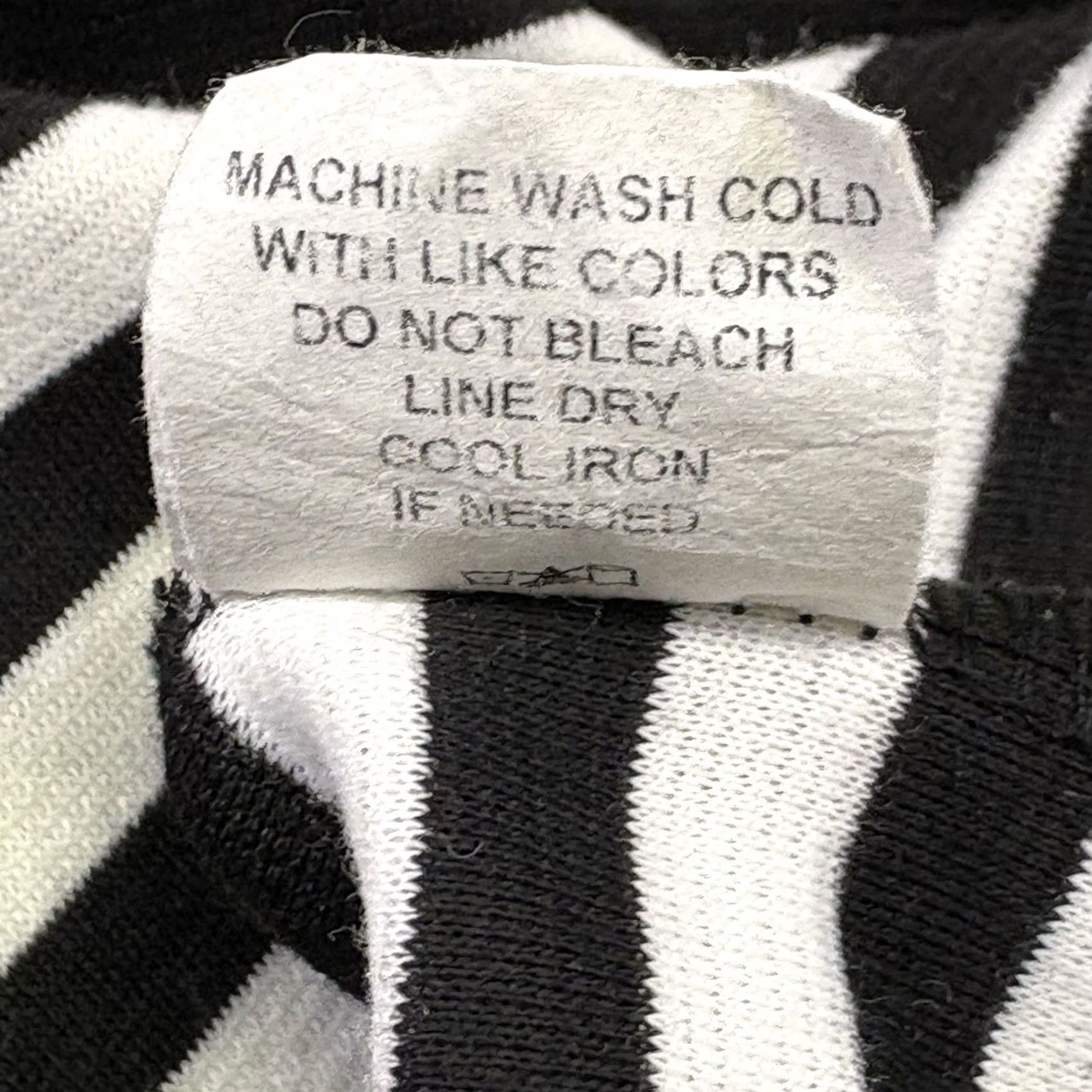 Vintage Living Doll Dress Black White Striped Peplum Bodycon Sleeveless Mini L Womens Dress Short Sleeve Not Applicable/All Seasons? Size L / US 10 / IT 46 - 5 Thumbnail