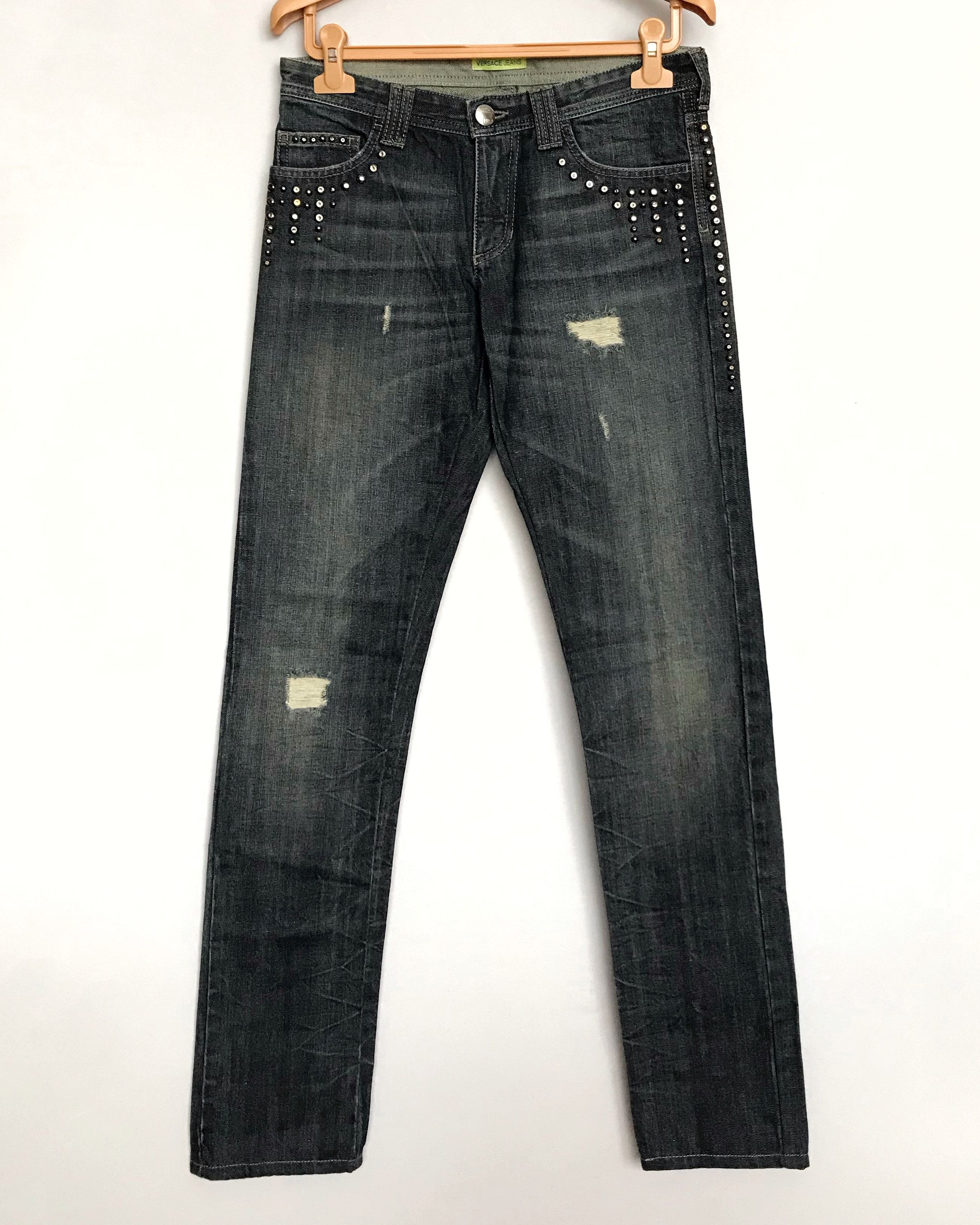 image of Versace Jeans Size 31 in Blue, Women's