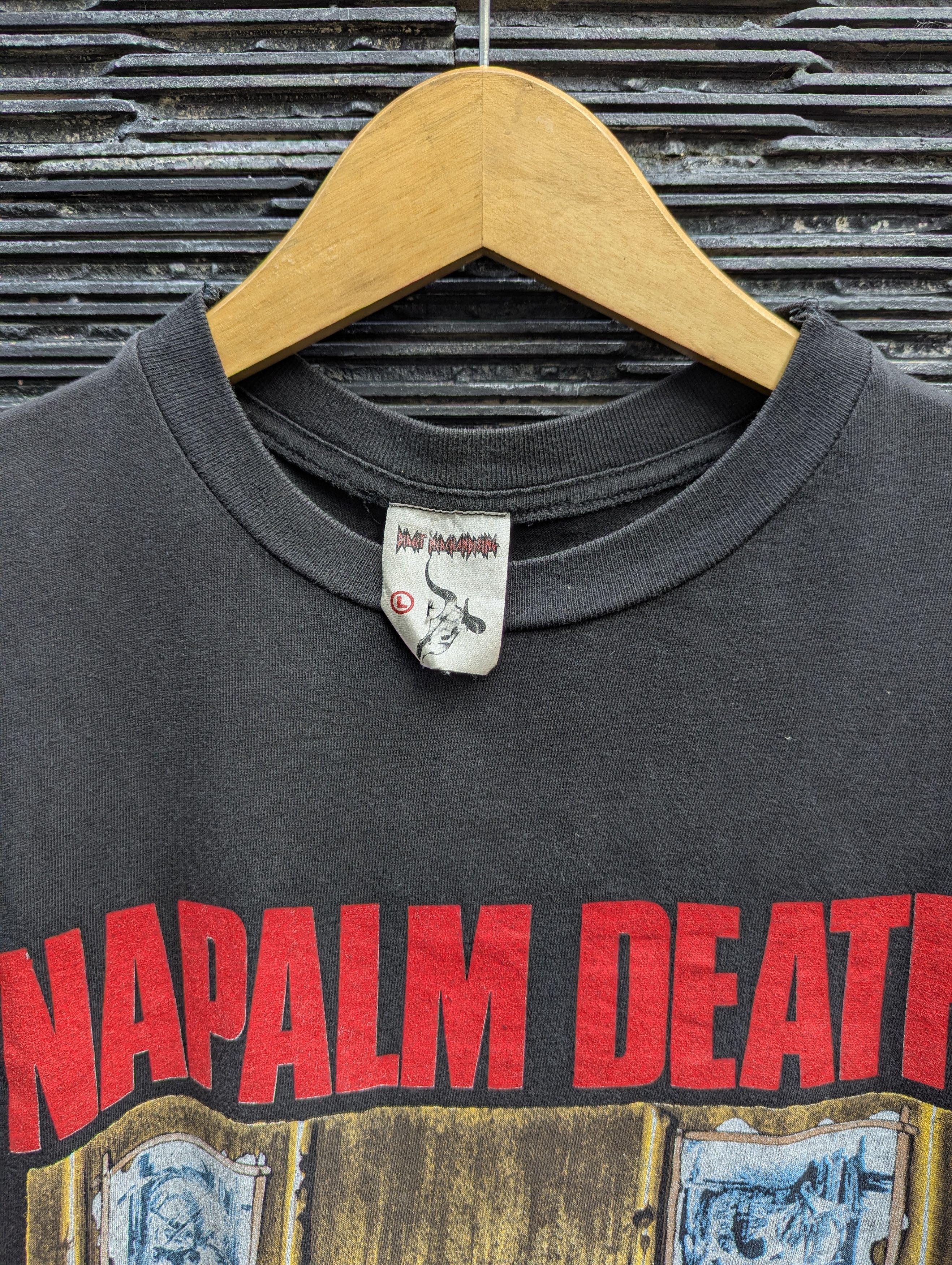 Band Tees Napalm Death 1991 Size US L / EU 52-54 / 3 - 3 Thumbnail