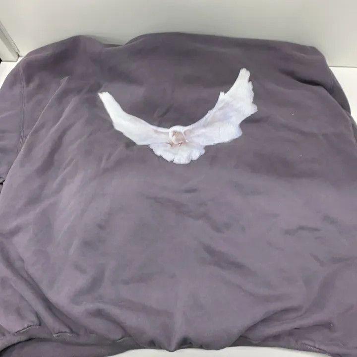 Balenciaga Balenciaga Yeezy Dove Hoodie with Logo Print -2507 Size US XL / EU 56 / 4 - 9 Thumbnail