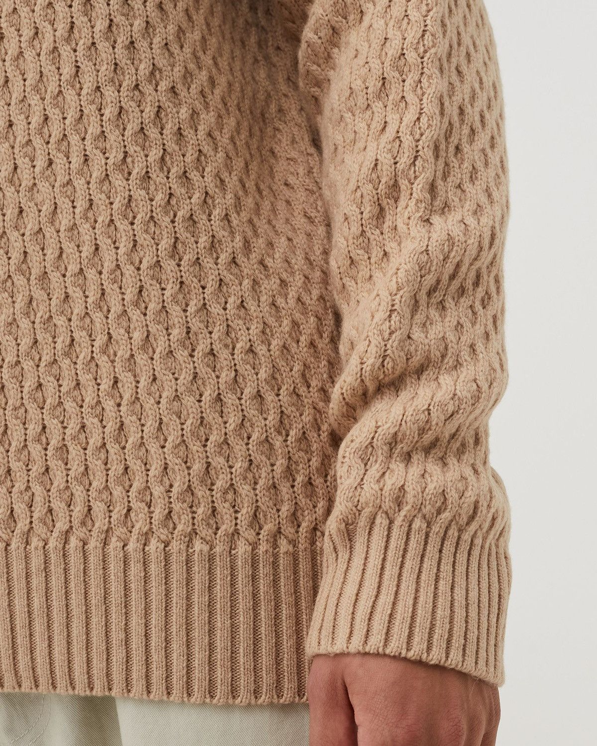 Lacoste 🔥 Lacoste Cable Knit Wool Sweater — FR 7 / XXL Size US XXL / EU 58 / 5 - 5 Thumbnail