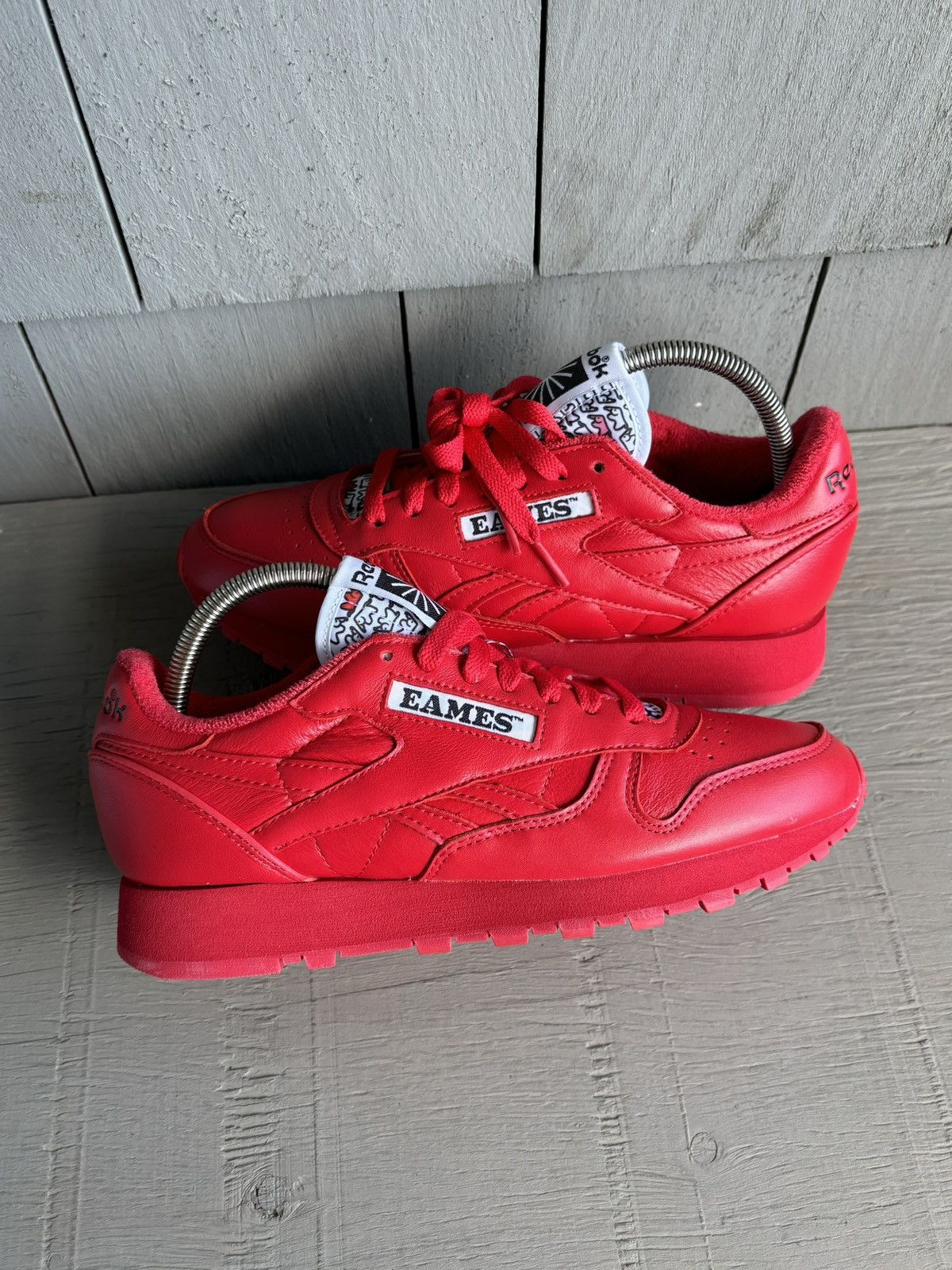 Other × Reebok Reebok x Eames Office Elephant Leather Vector Red October Size US 7 / EU 40 - 14 Thumbnail