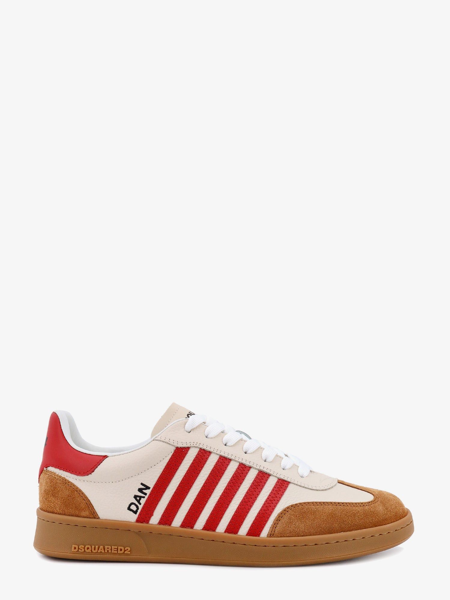 image of Dsquared2 Boxer Man Beige Sneakers, Men's (Size 8)