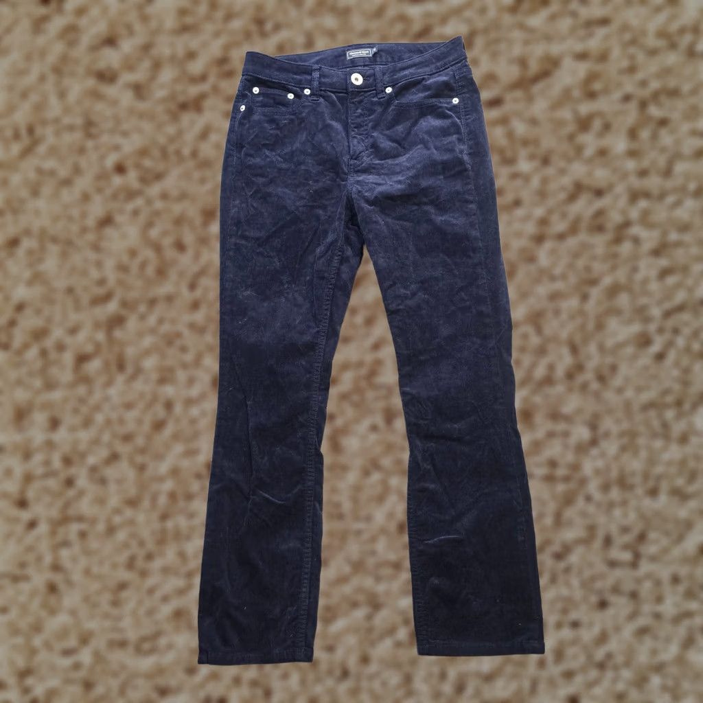 Vineyard Vines Vineyard Vines Pants Womens Size 26 Blue Corduroy Straight Leg Preppy Casual Dress Pants Size 26" / US 2 / IT 38 - 1 Thumbnail