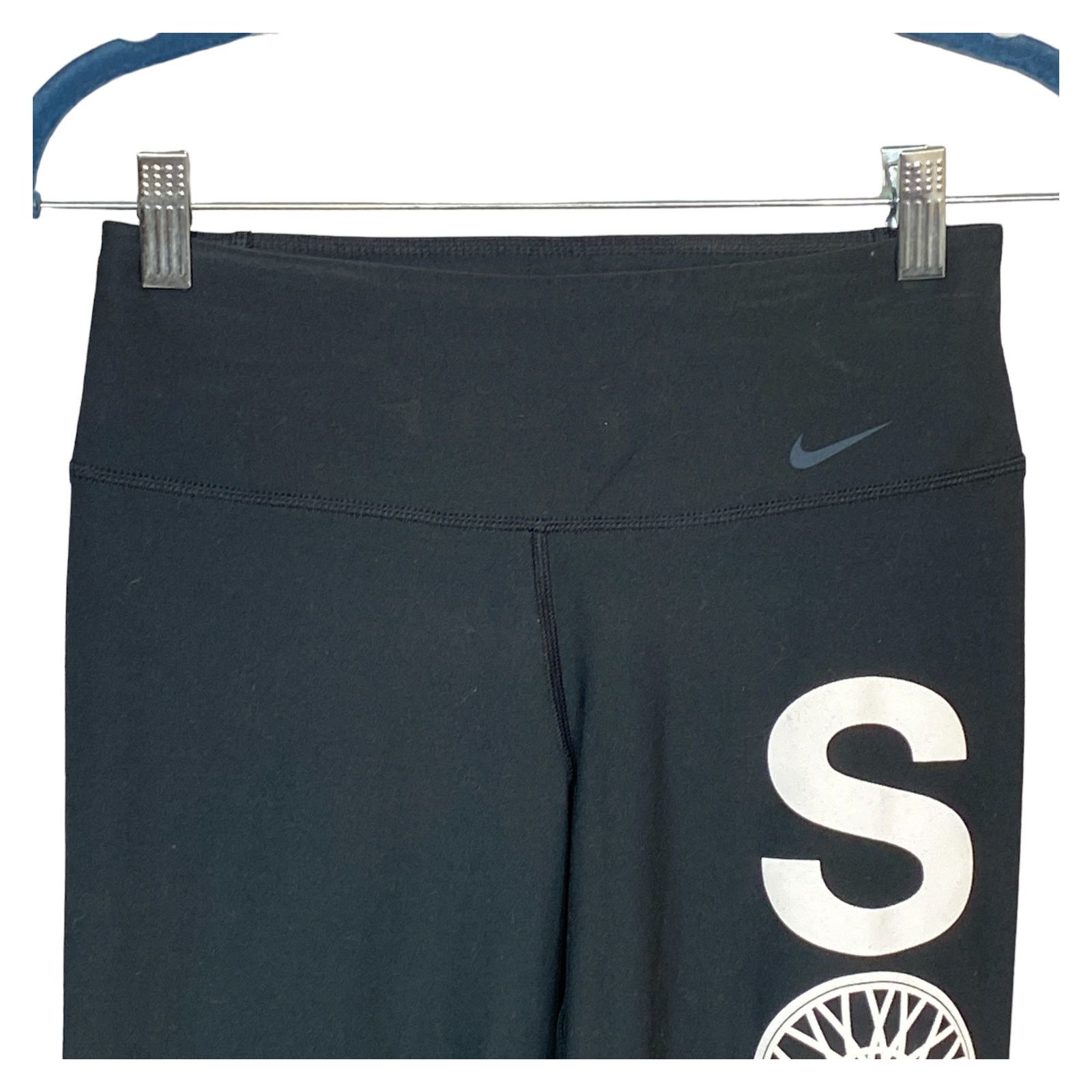 Nike Nike Dri-Fit Soul Cycle black cropped leggings XS Athletic Size 25" / US 0 / IT 36 - 3 Thumbnail