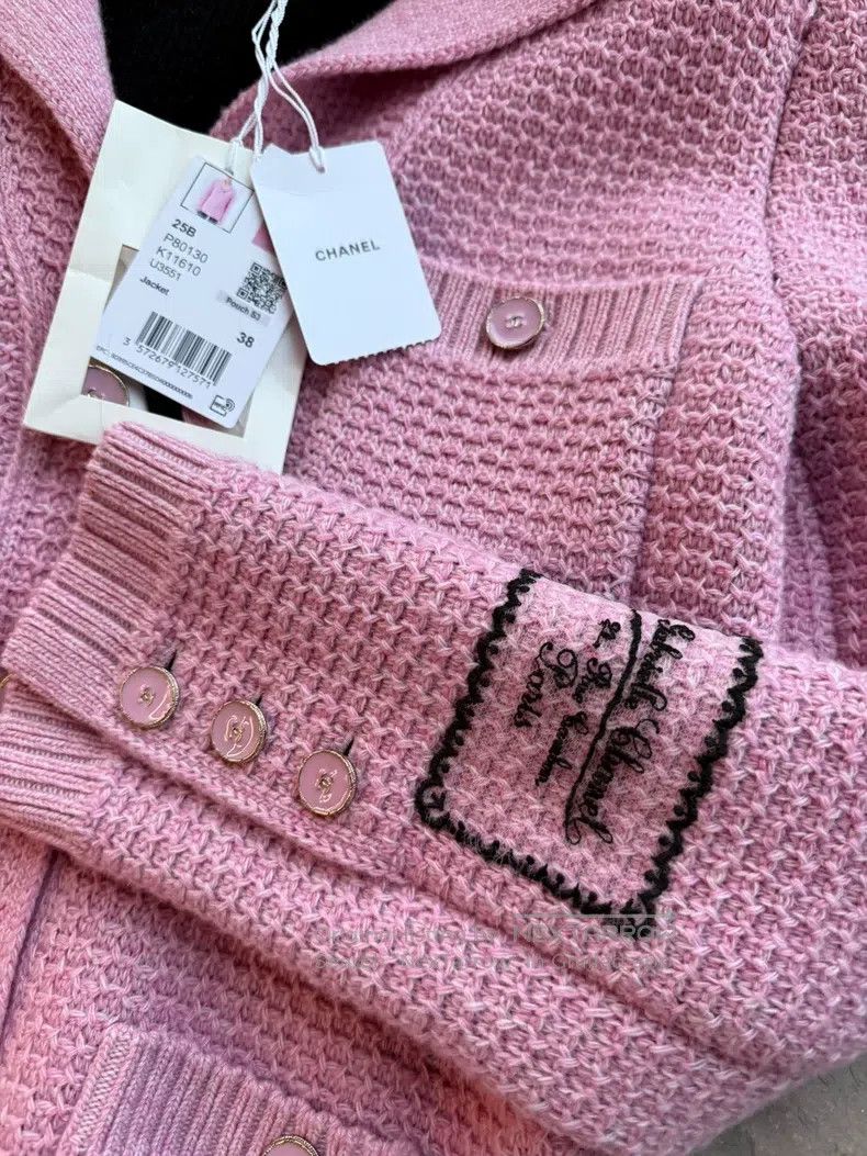 Chanel Chanel Pink cardigan coat Size XS / US 0-2 / IT 36-38 - 7 Thumbnail