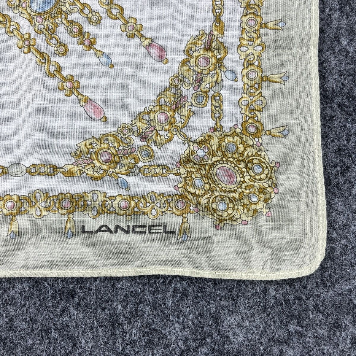Lancel × Vintage Lancel Handkerchief / Bandana / Neckerchief B534 Size ONE SIZE - 2 Thumbnail