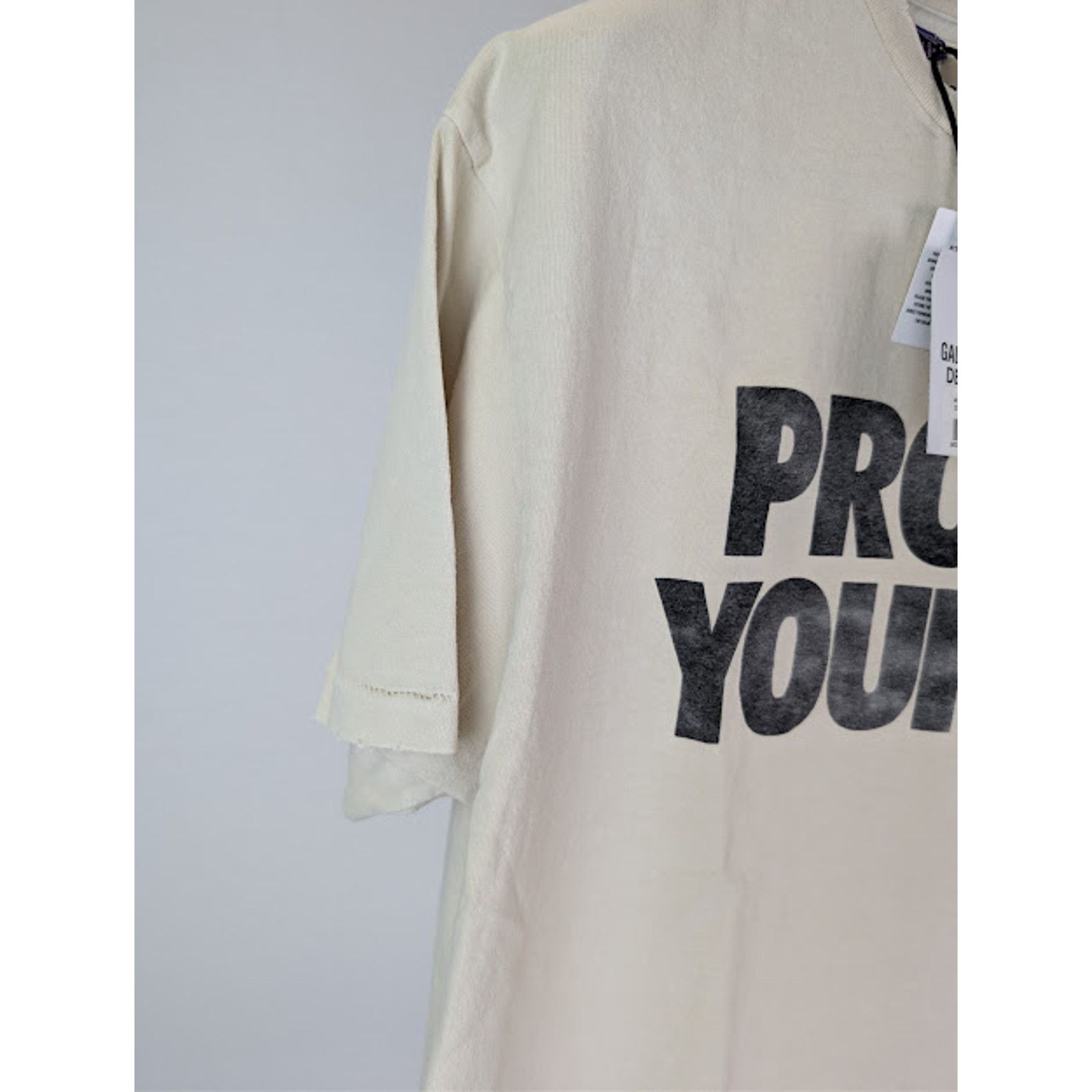 Gallery Dept. o1rshd1 Protect Yourself T-Shirt in Archival White Size US XL / EU 56 / 4 - 6 Thumbnail