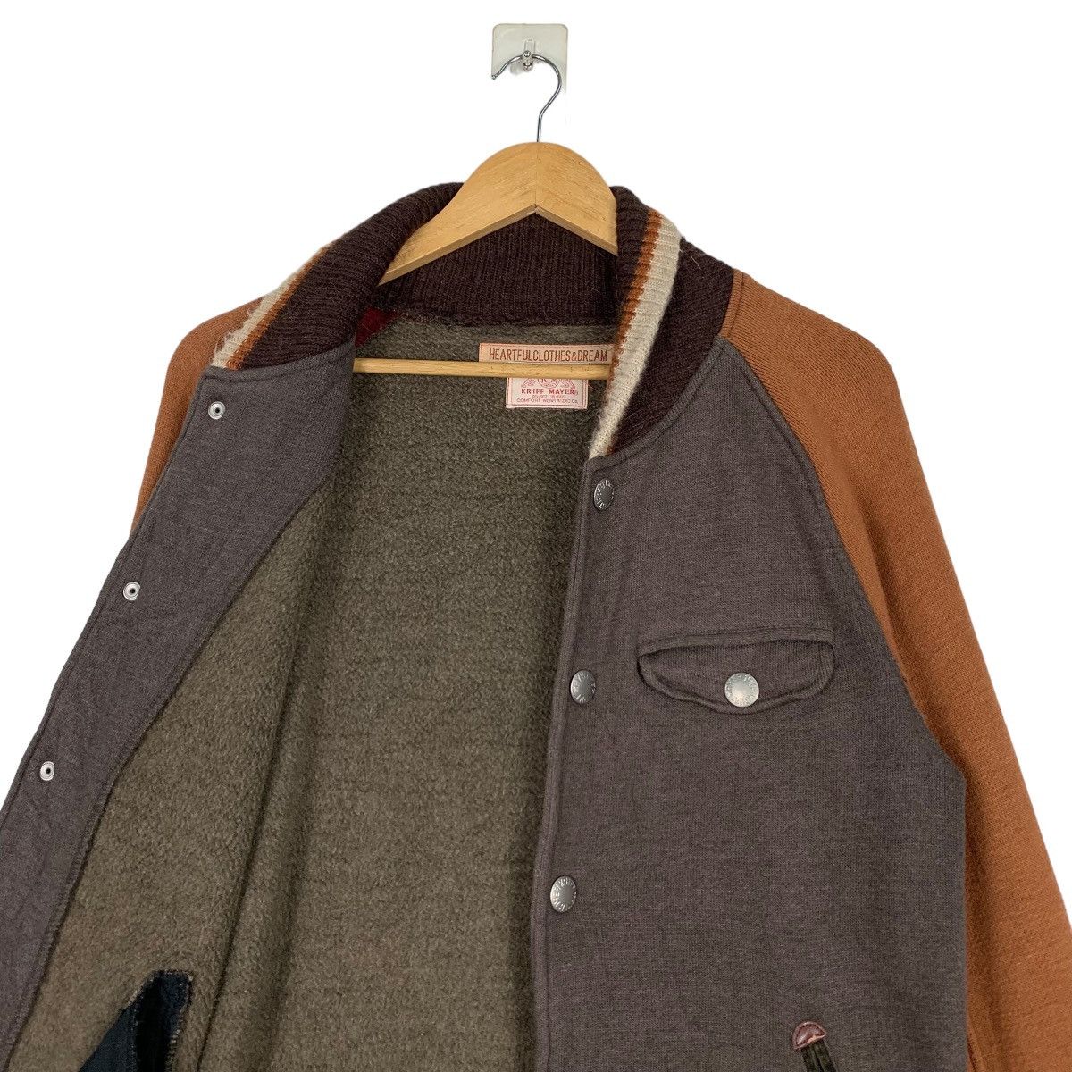 Japanese Brand KRIFF MAYER HeartfulClothes&Dream Varsity Jacket #1104-C50 Size US M / EU 48-50 / 2 - 10 Thumbnail