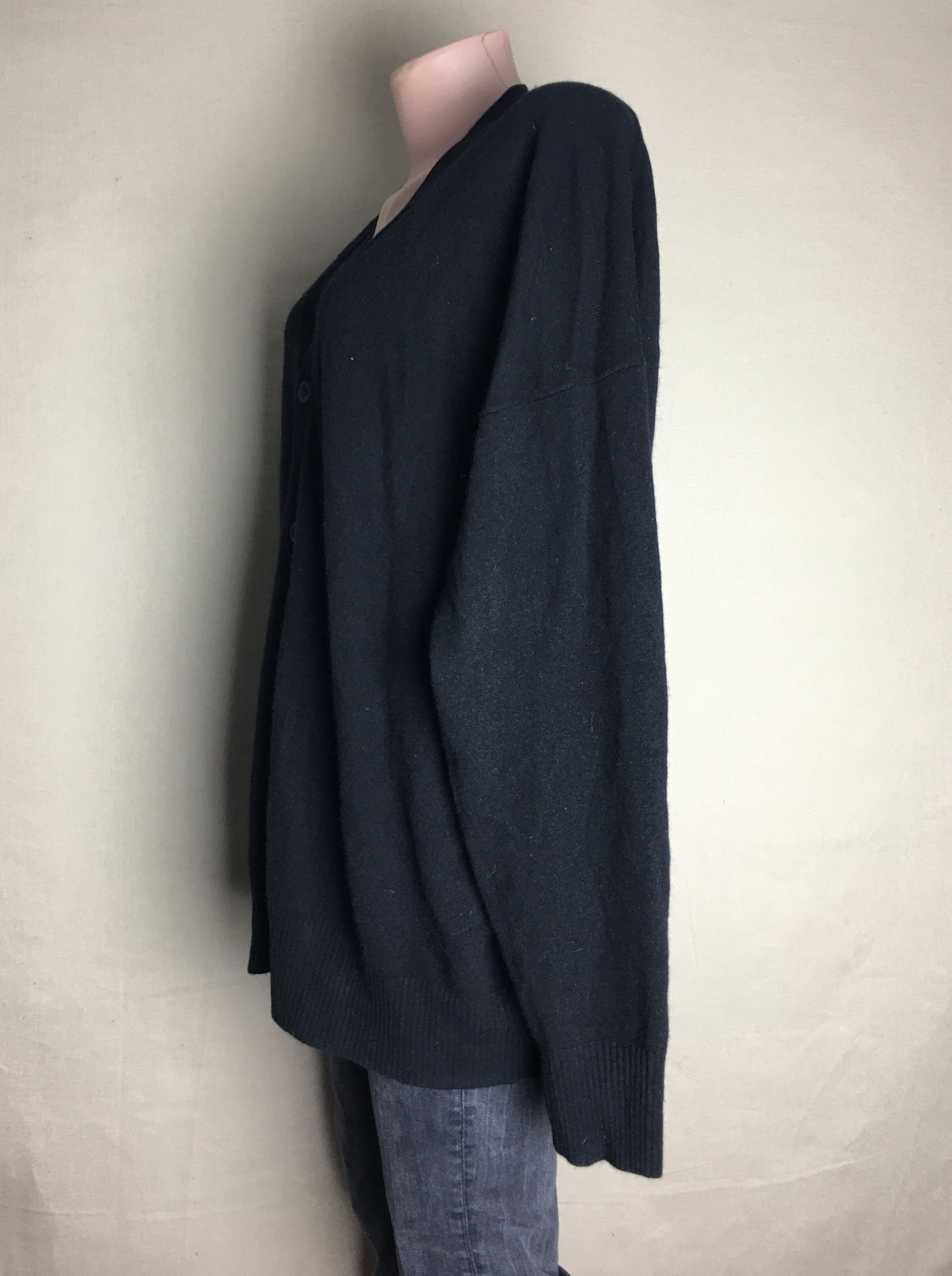Bompard × Designer Eric Bompard Wool Cashmere Knit Cardigan Black Size XL Size XL / US 12-14 / IT 48-50 - 5 Thumbnail