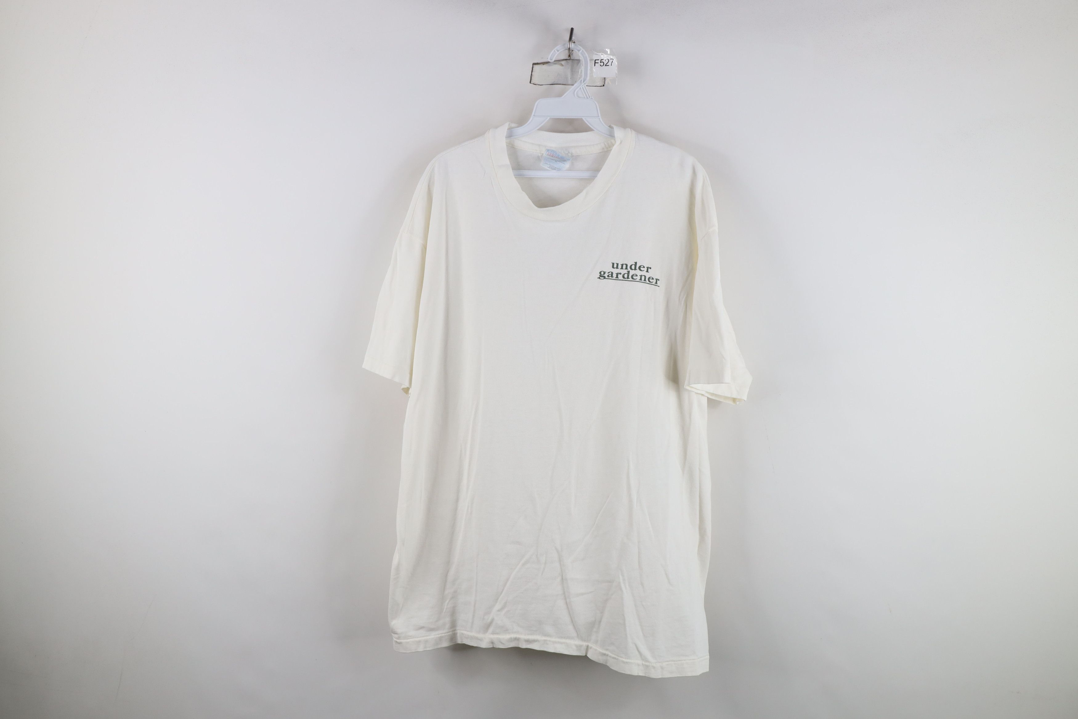Vintage Vintage 90s Streetwear Spell Under Gardener Nature T-Shirt Size US XL / EU 56 / 4 - 1 Thumbnail