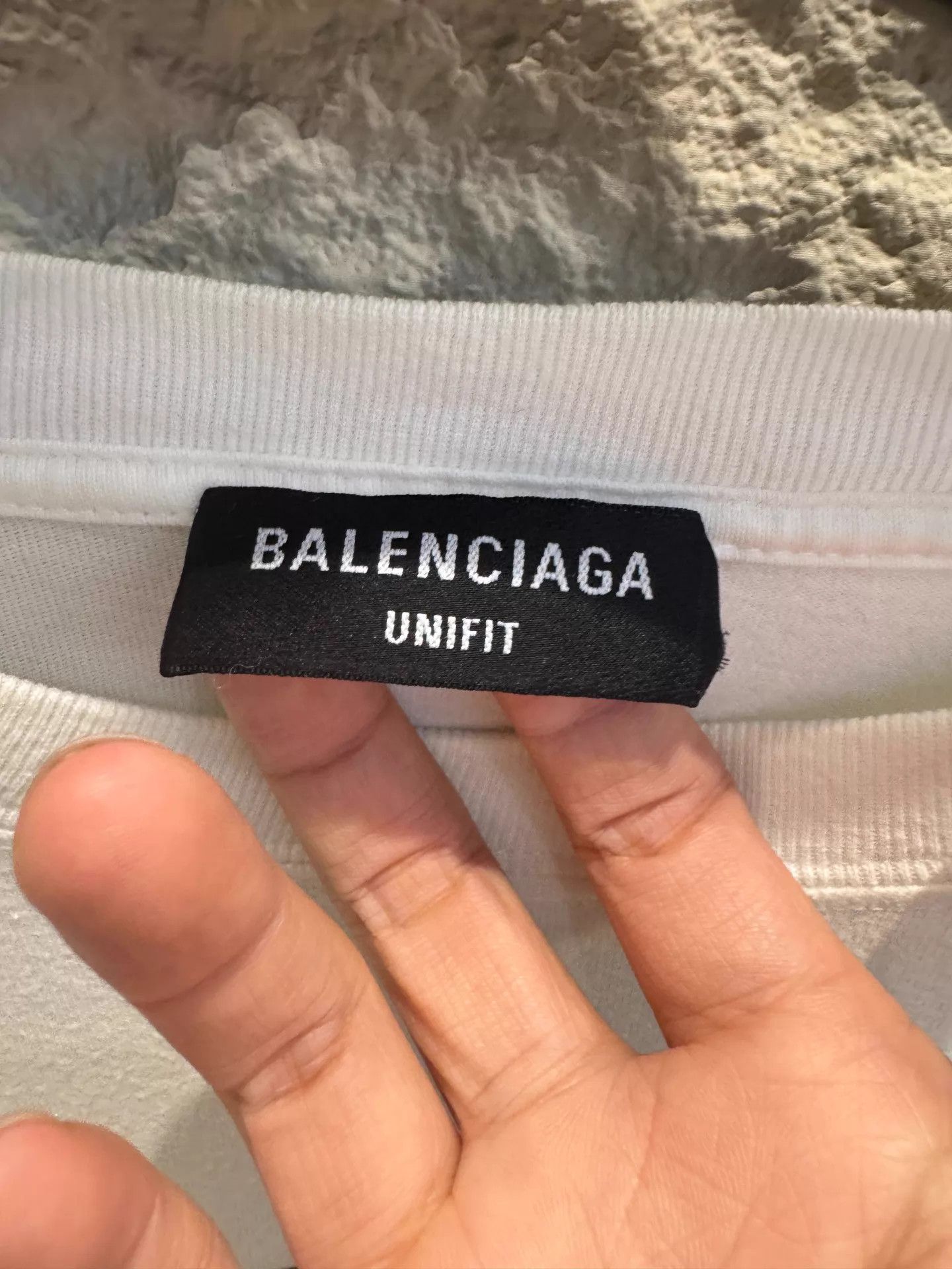 Balenciaga Balenciaga Scissor Logo UNIFIT T-Shirt M Size US M / EU 48-50 / 2 - 2 Thumbnail