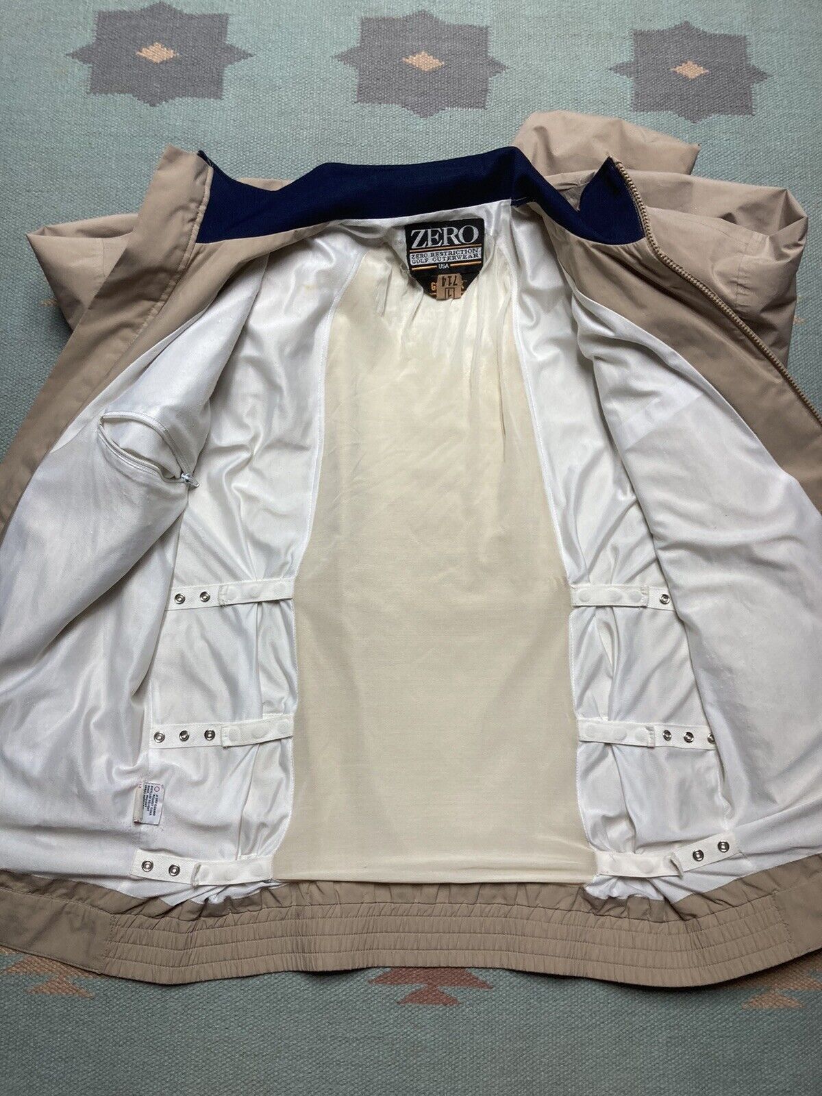 Vintage Zero restriction golf outerwe jacket gore tex windbreaker XL Size US XL / EU 56 / 4 - 9 Thumbnail