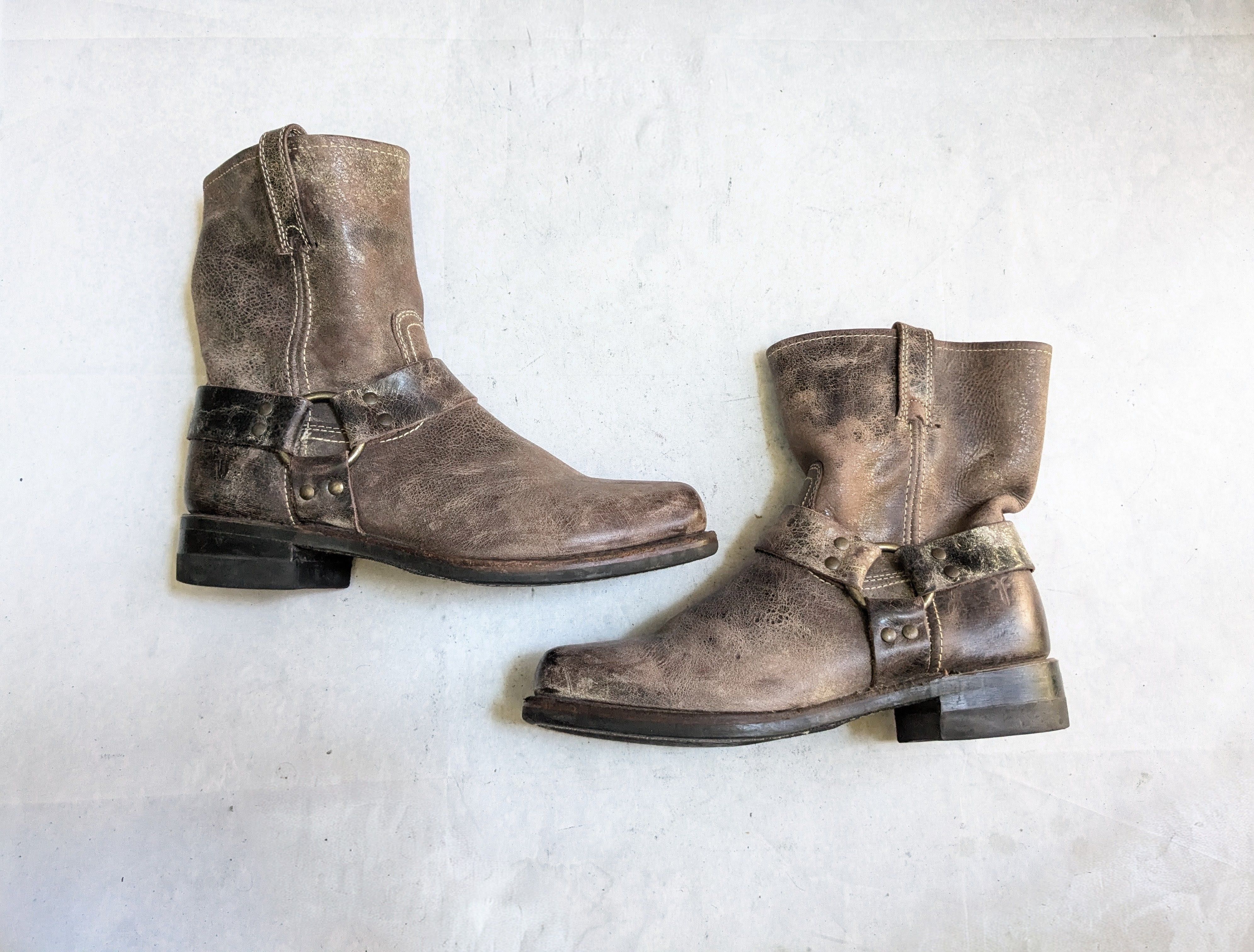Mens Frye Carson Harness Boots 9.5 D Brown Frye Conway Harness Men main image 2