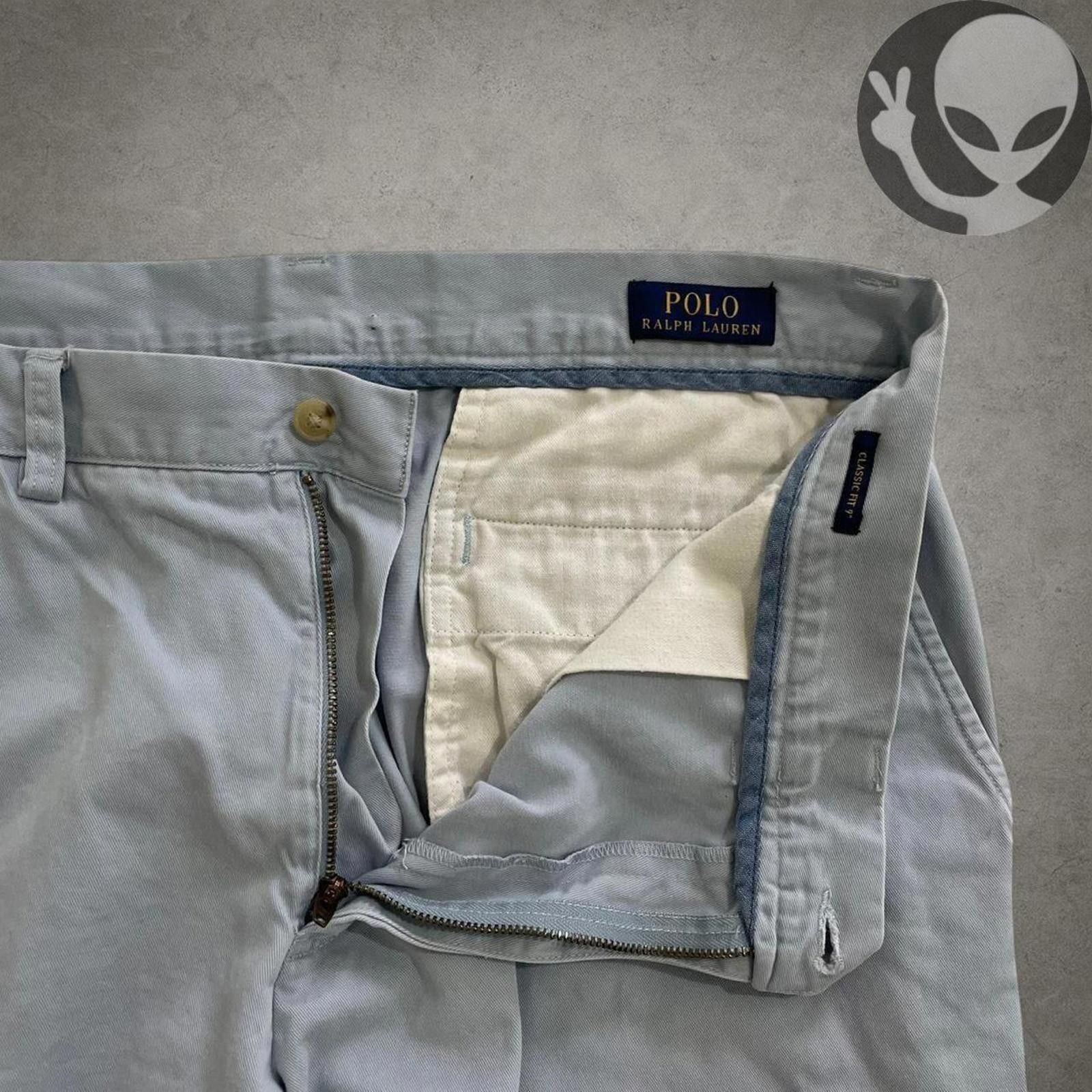 Polo Ralph Lauren Polo Ralph Lauren Chino Shorts 36 Baby Blue Classic Preppy Size US 36 / EU 52 - 8 Thumbnail