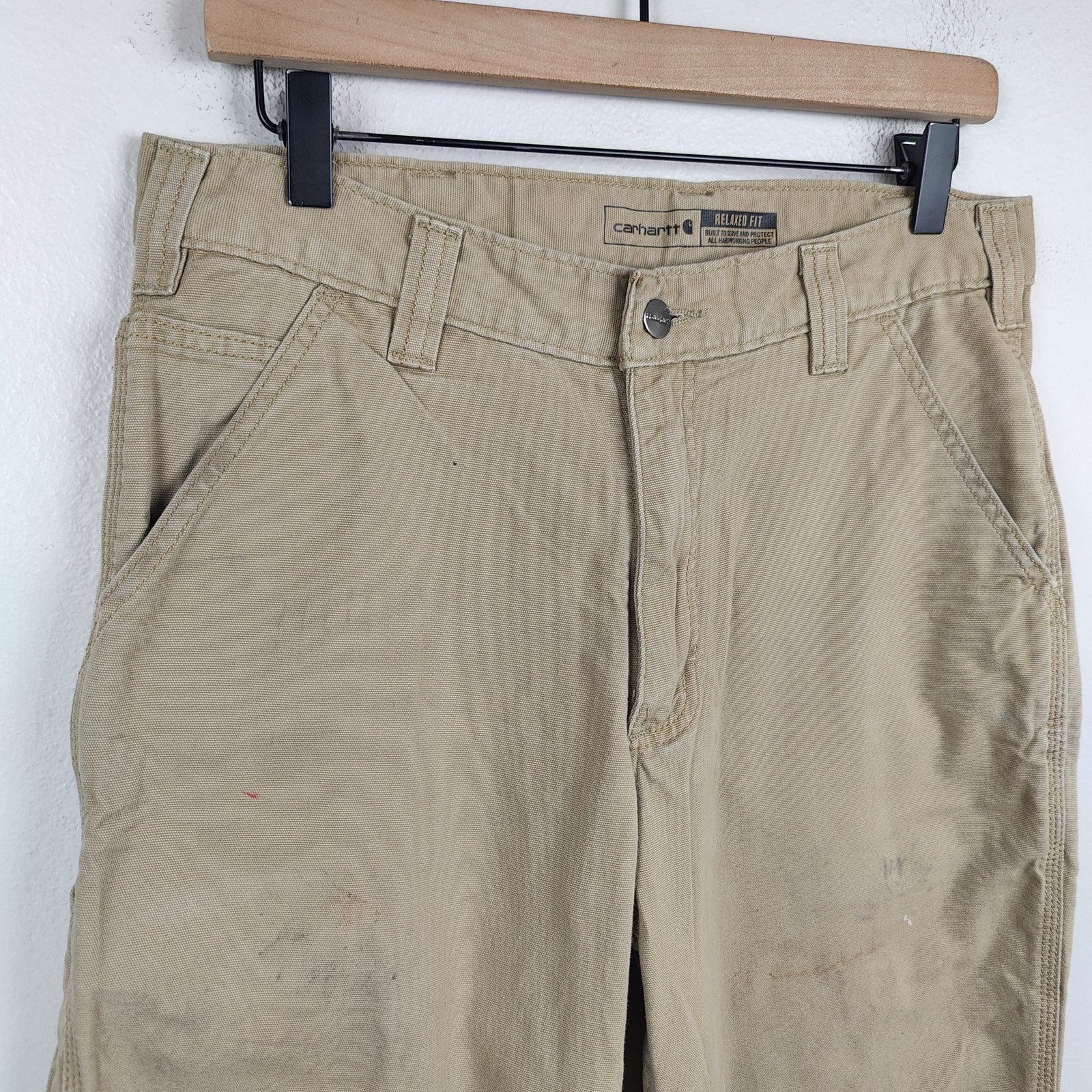 Carhartt Carhartt Rugged Flex Relaxed Fit Canvas Work Pants Mens 33 Size US 33 - 2 Thumbnail