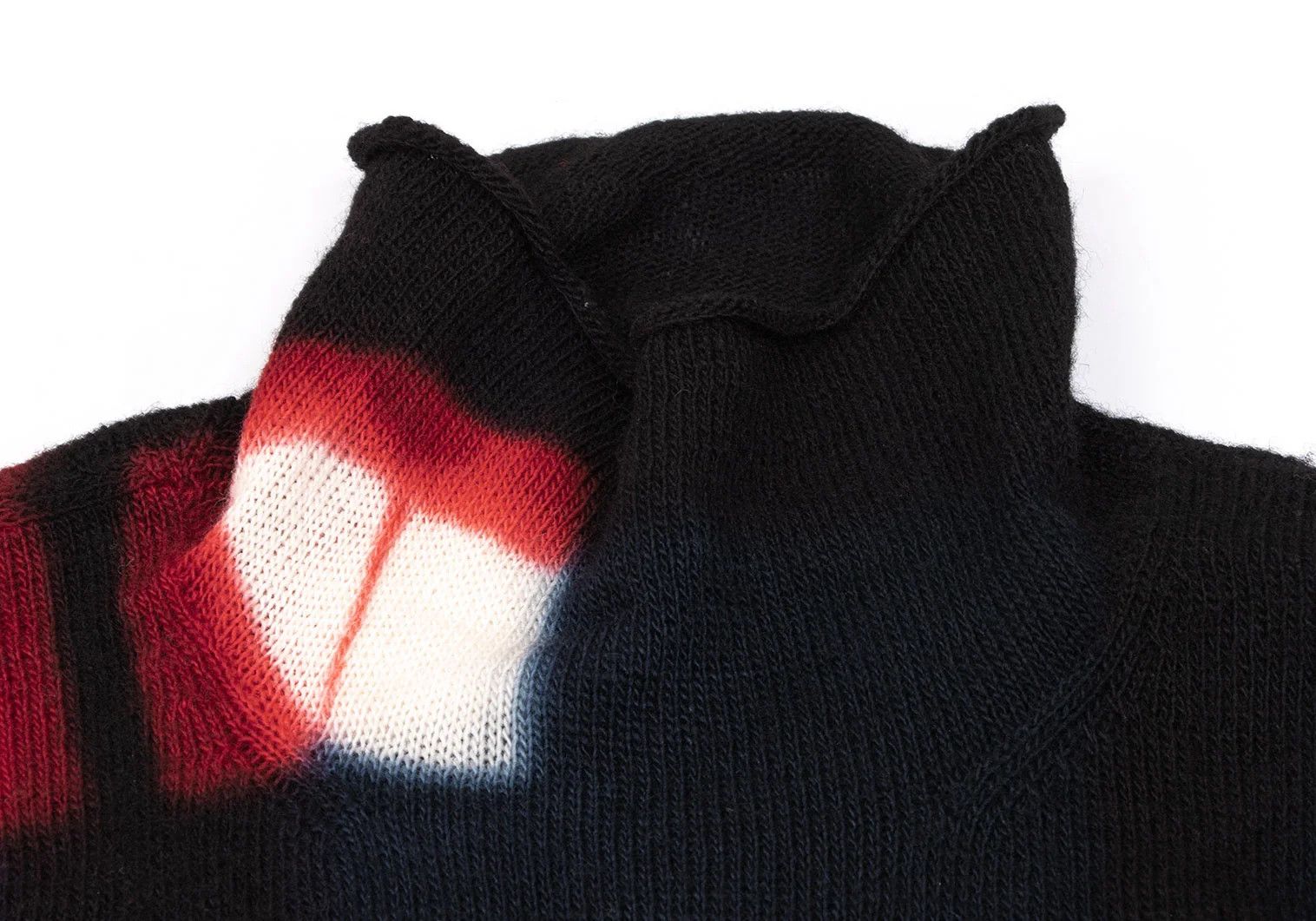 Yohji Yamamoto Yohji Yamamoto Wool Dyed Check Knit Navy Red Size US M / EU 48-50 / 2 - 3 Thumbnail
