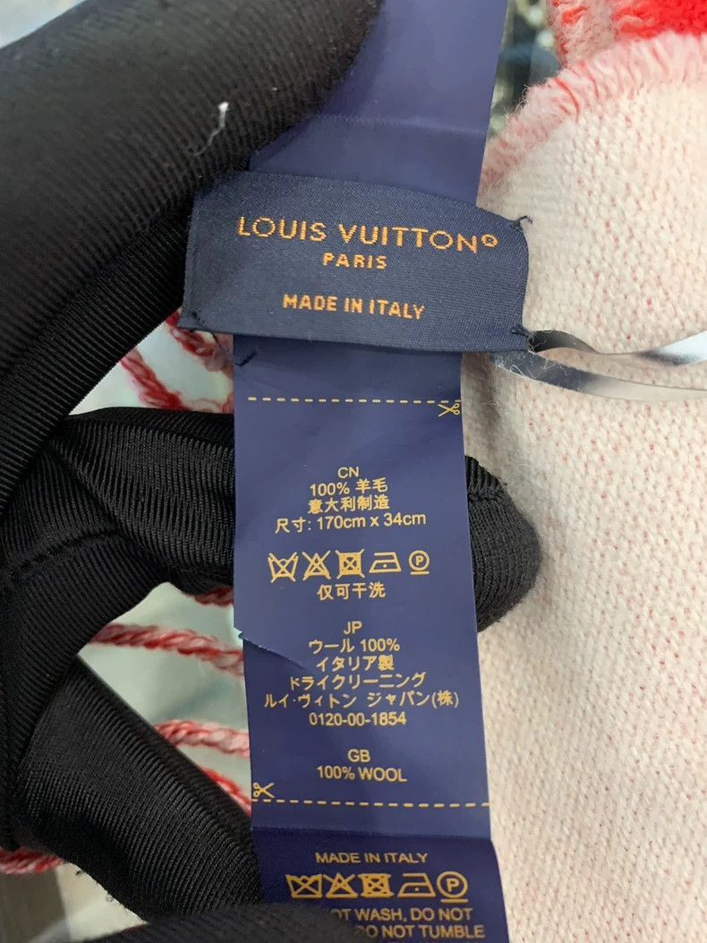 Louis Vuitton Louis Vuitton Essential Logo Wool Scarf- Size ONE SIZE - 6 Thumbnail