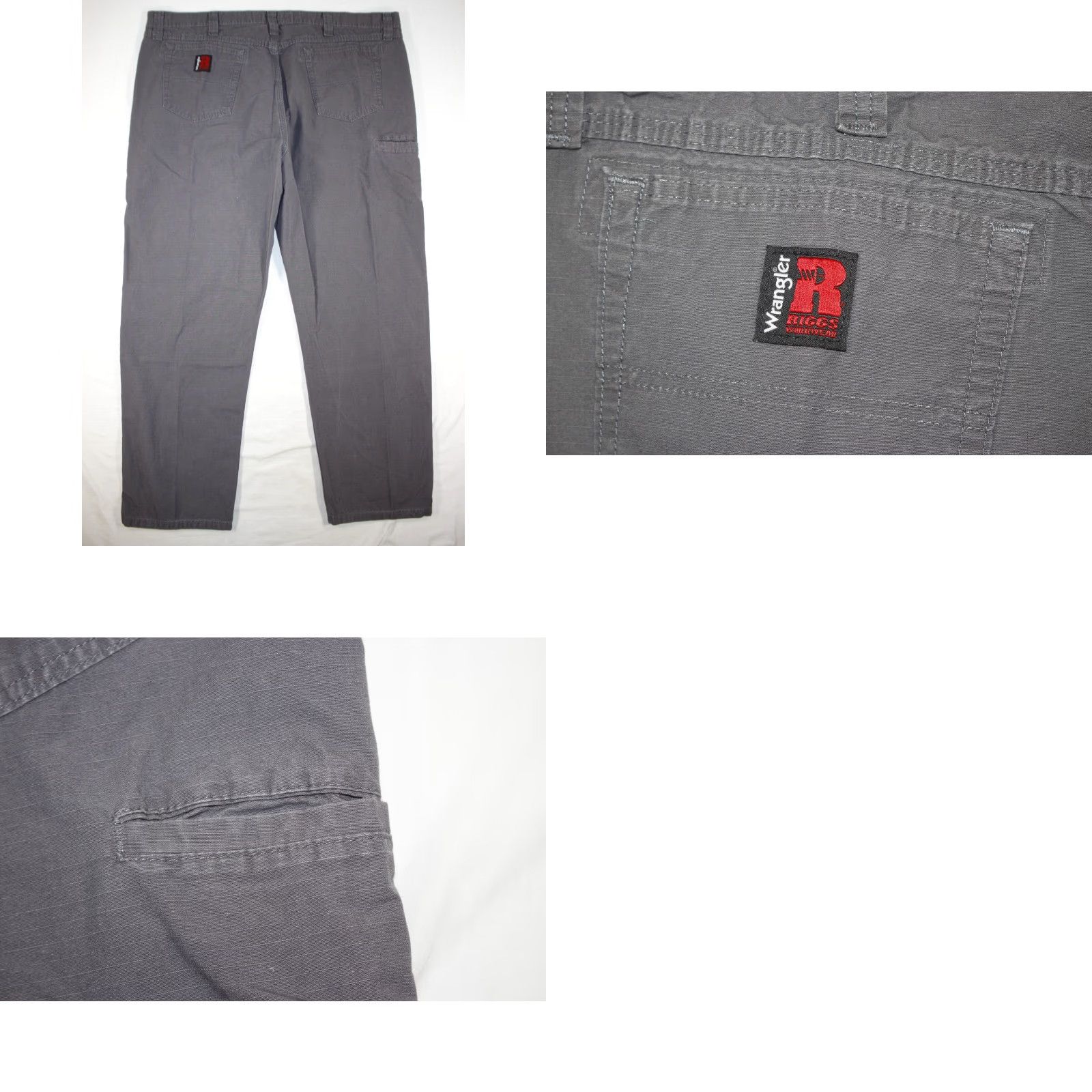 Wrangler Wrangler Riggs Workwear Technician Ripstop Pants Charcoal Gray Men's 46x30 Size US 30 / EU 46 - 8 Thumbnail