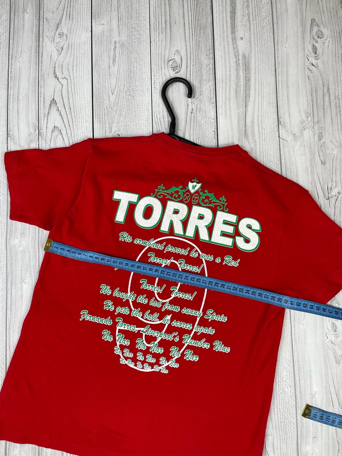 Vintage Vintage Torres 9 soccer tee very Rare size Kids Size US XXS / EU 40 - 8 Thumbnail
