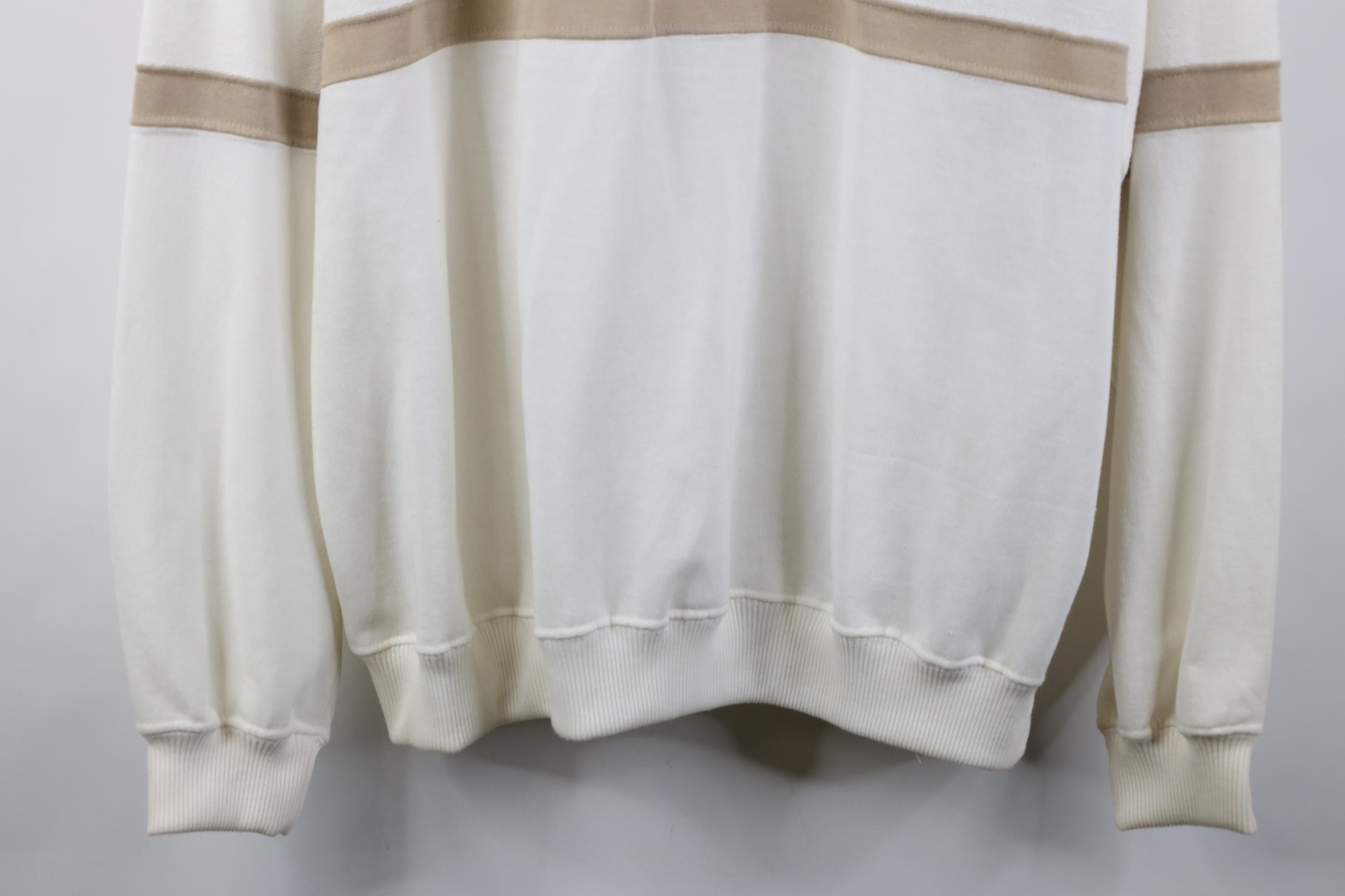 Vintage Deadstock Vintage 90s Streetwear Block Knit Long Sleeve Polo Size US L / EU 52-54 / 3 - 3 Thumbnail