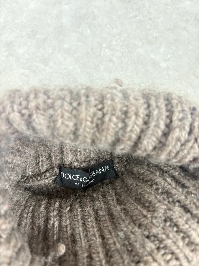 Dolce & Gabbana AW2005 Dolce & Gabbana Grey Wool Turtleneck Sweater Size US M / EU 48-50 / 2 - 8 Thumbnail