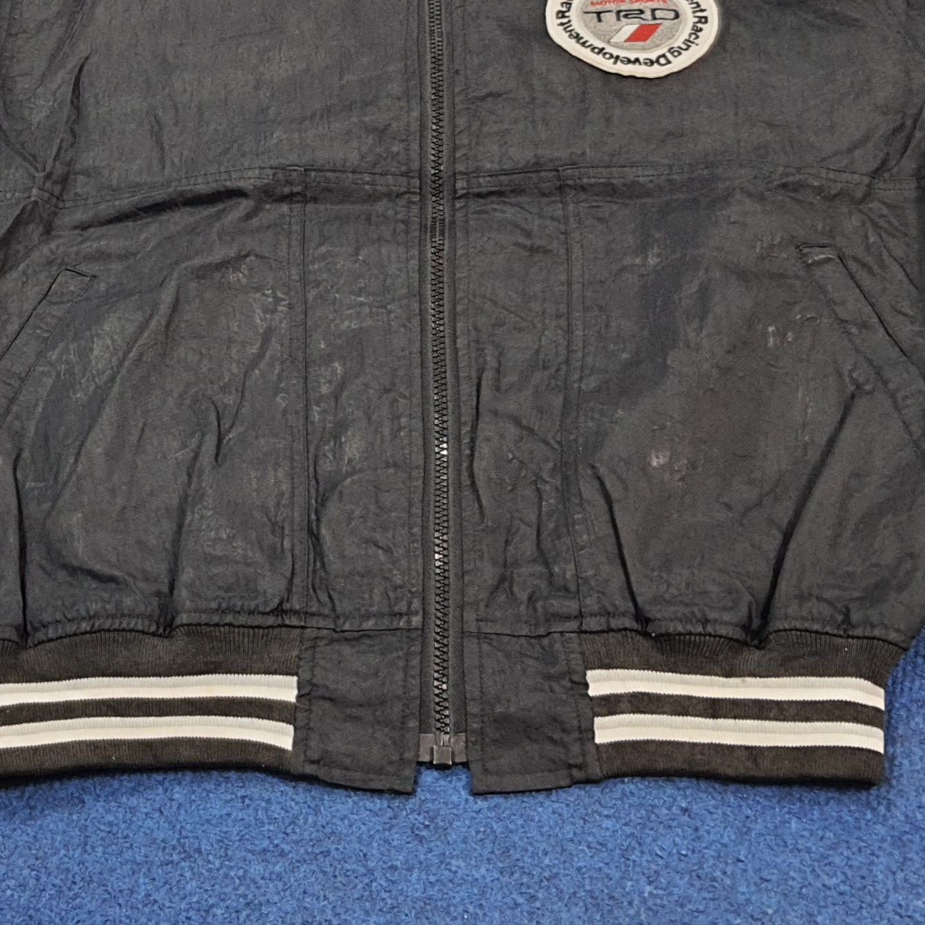 Japanese Brand Vintage 90s Toyota TRD Racing Jacket Black Bomber C300N6 Size US M / EU 48-50 / 2 - 9 Thumbnail