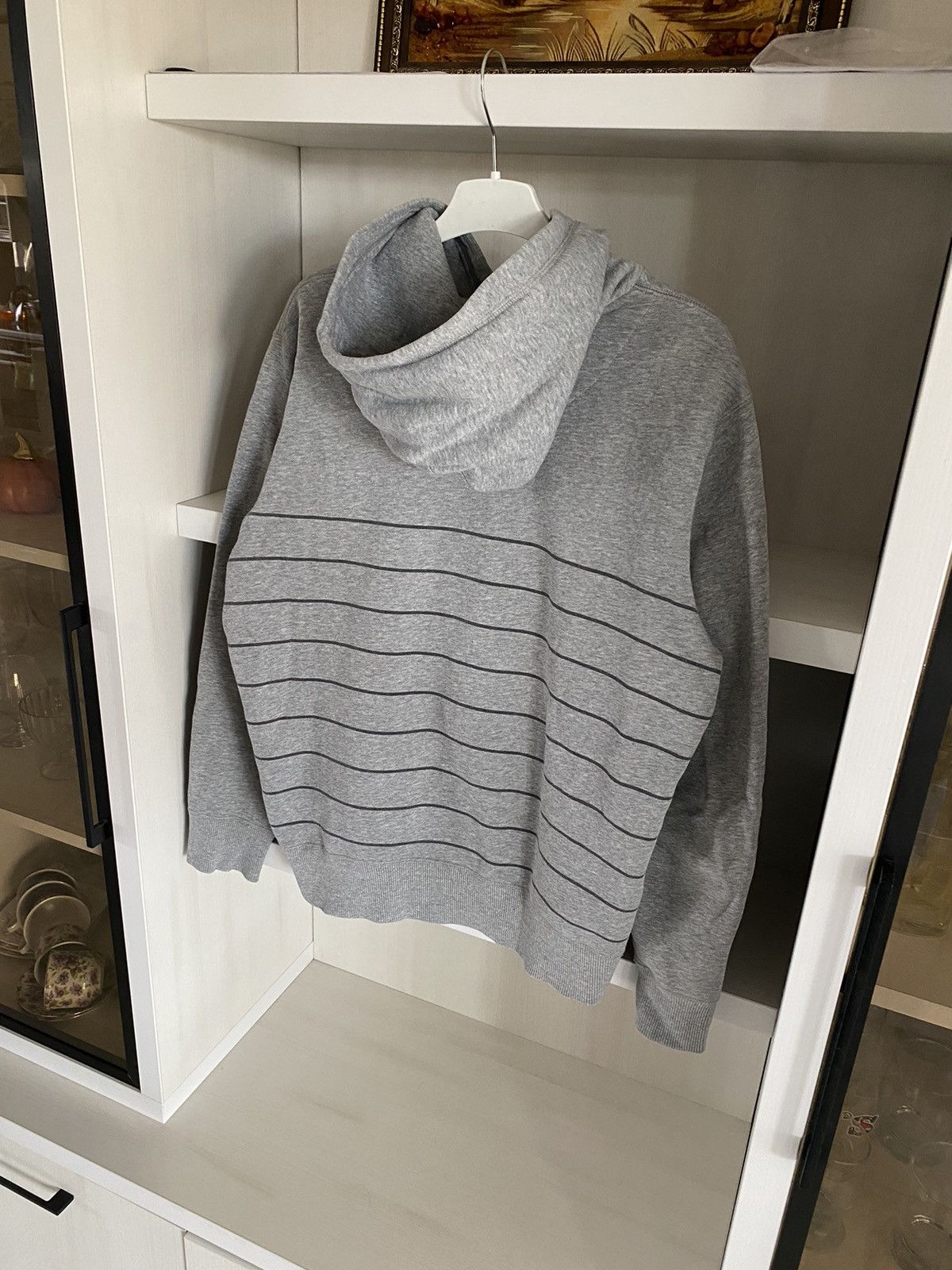 Nike Vintage Nike Y2K Mini logo Hoodie Gray Baggy Streetwear USA Size US M / EU 48-50 / 2 - 8 Thumbnail