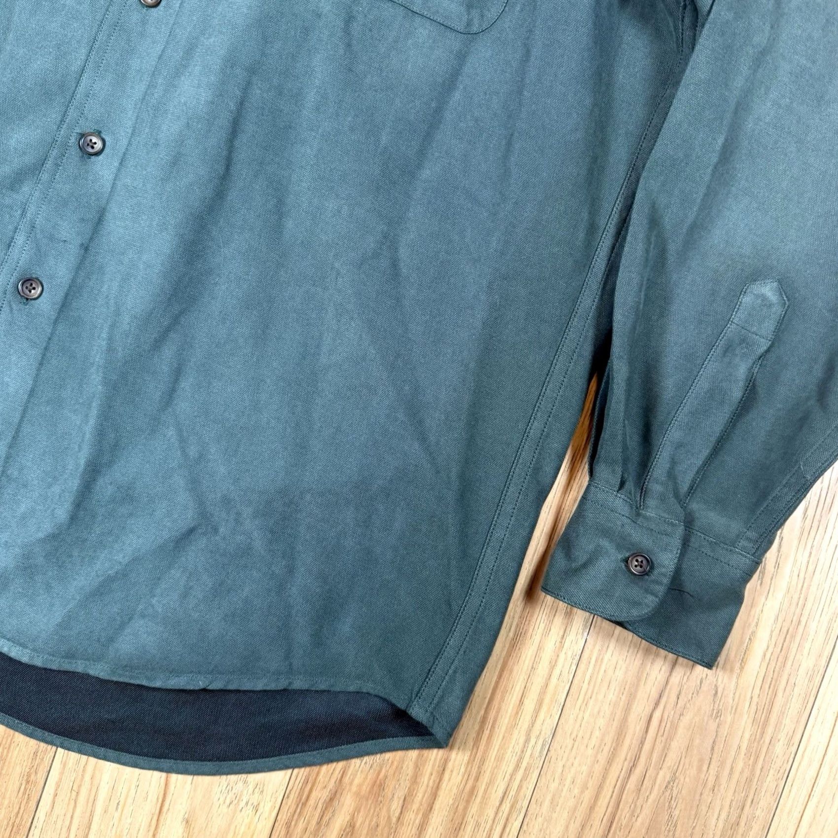 Chaps VINTAGE Chaps Ralph Lauren Button Shirt Mens Medium Green Long Sleeve Lightweight Size US M / EU 48-50 / 2 - 3 Thumbnail