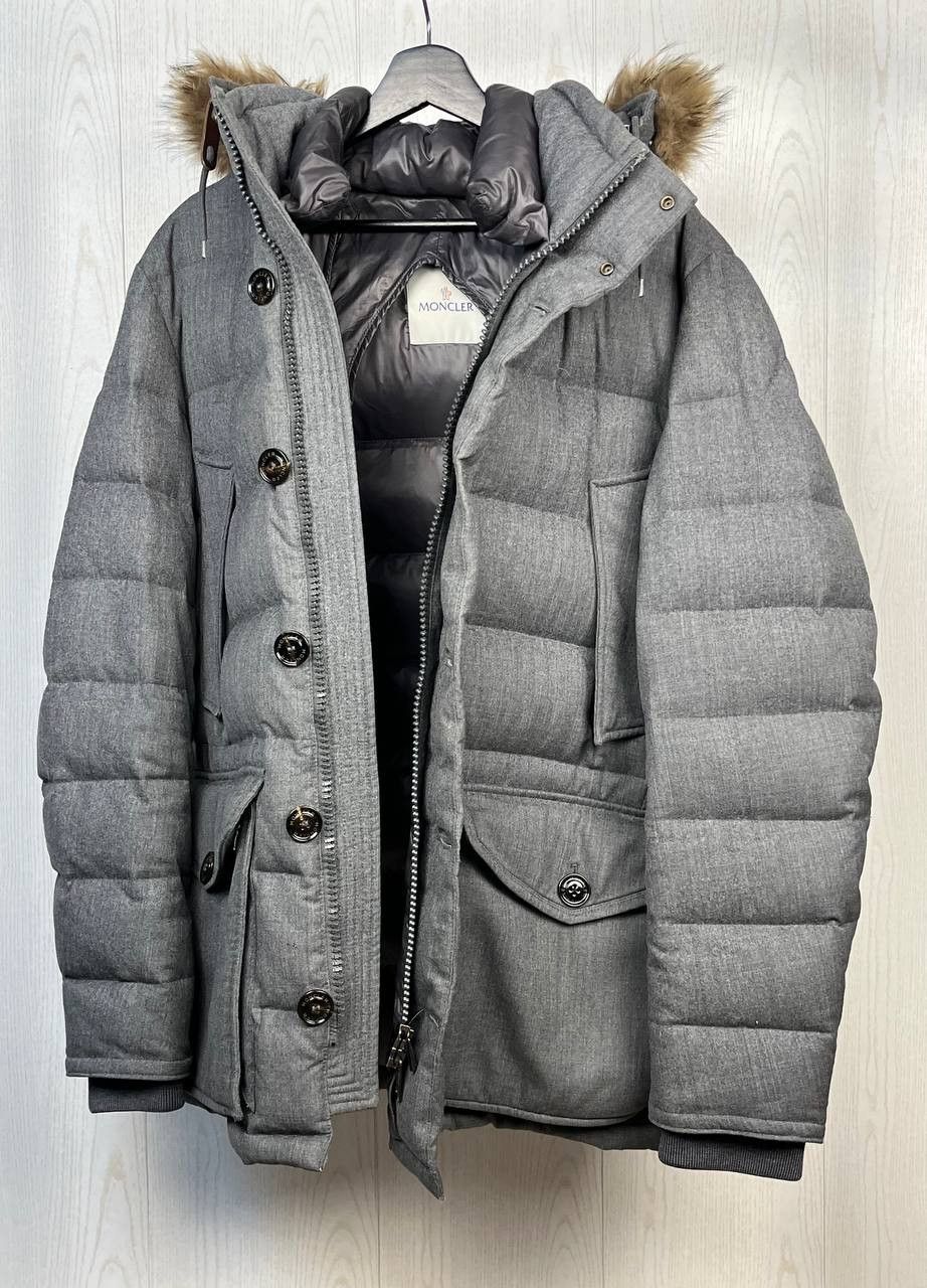 Moncler Moncler Rethel wool puffer parka jacket Size US L / EU 52-54 / 3 - 2 Thumbnail