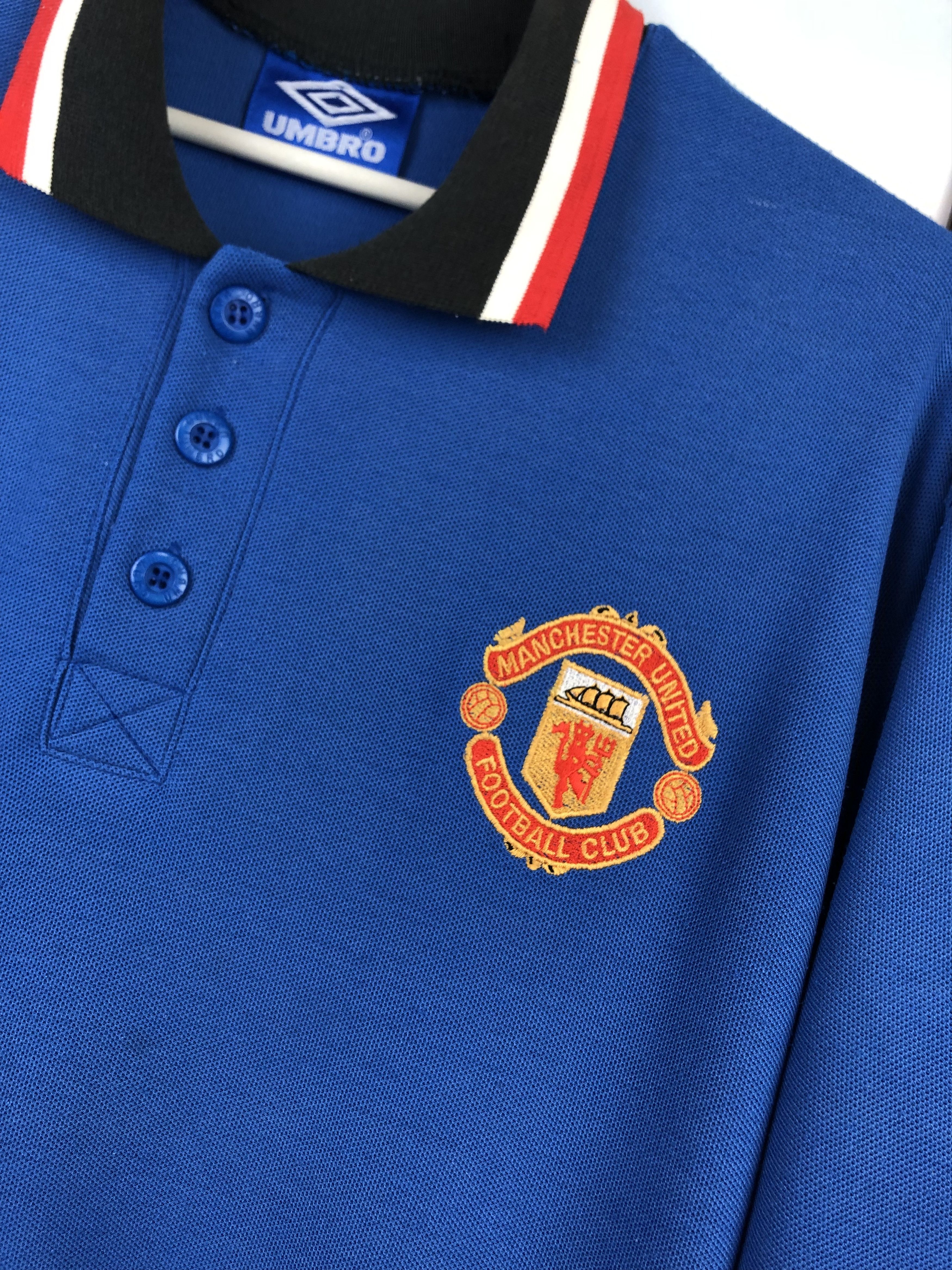 Umbro Vintage 90's Manchester United Football Shirt Soccer Jersey Size US XL / EU 56 / 4 - 5 Thumbnail