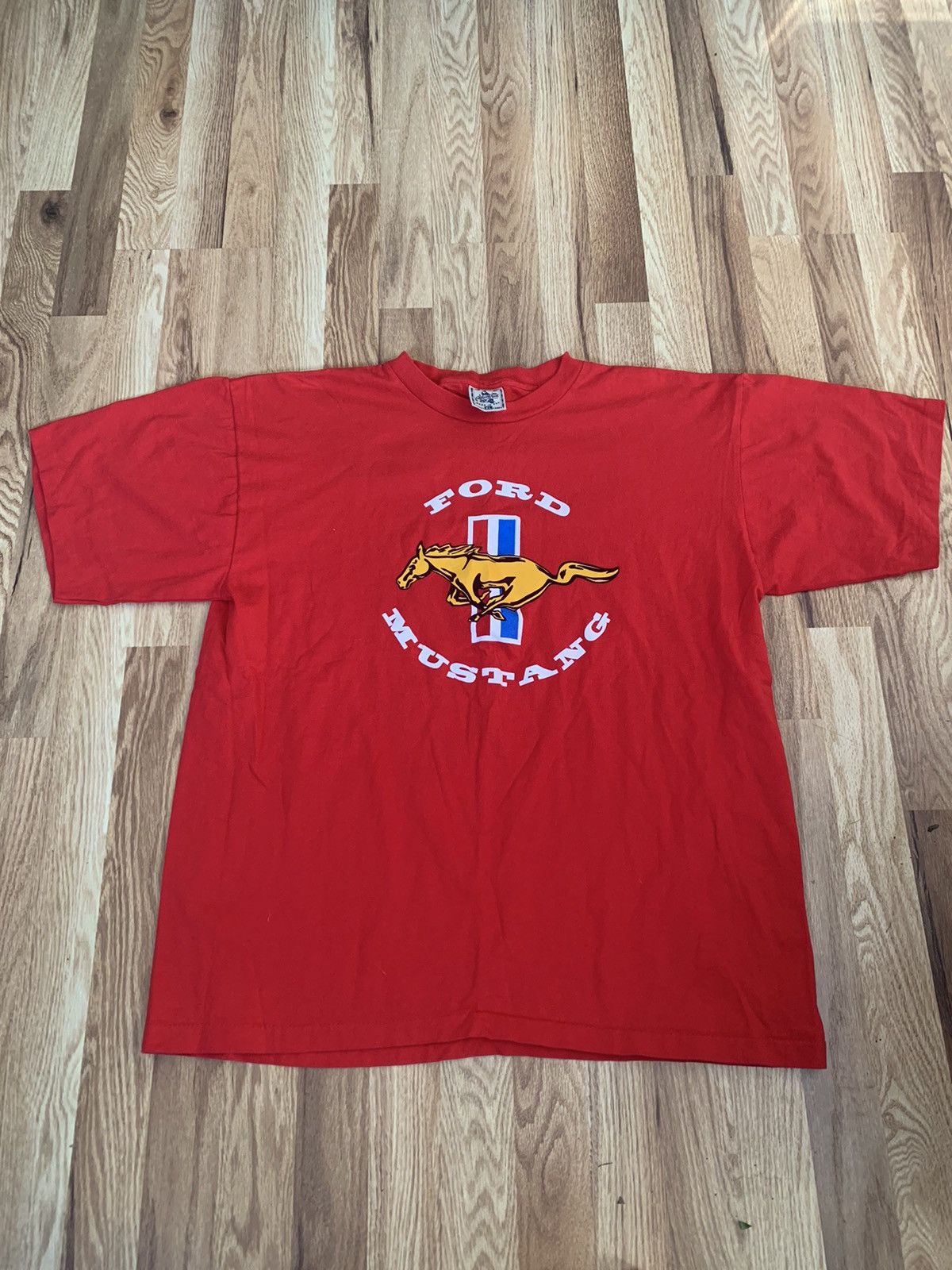 Ford × Vintage Vintage Ford Mustang Promo Shirt Size US XL / EU 56 / 4 - 1 Thumbnail