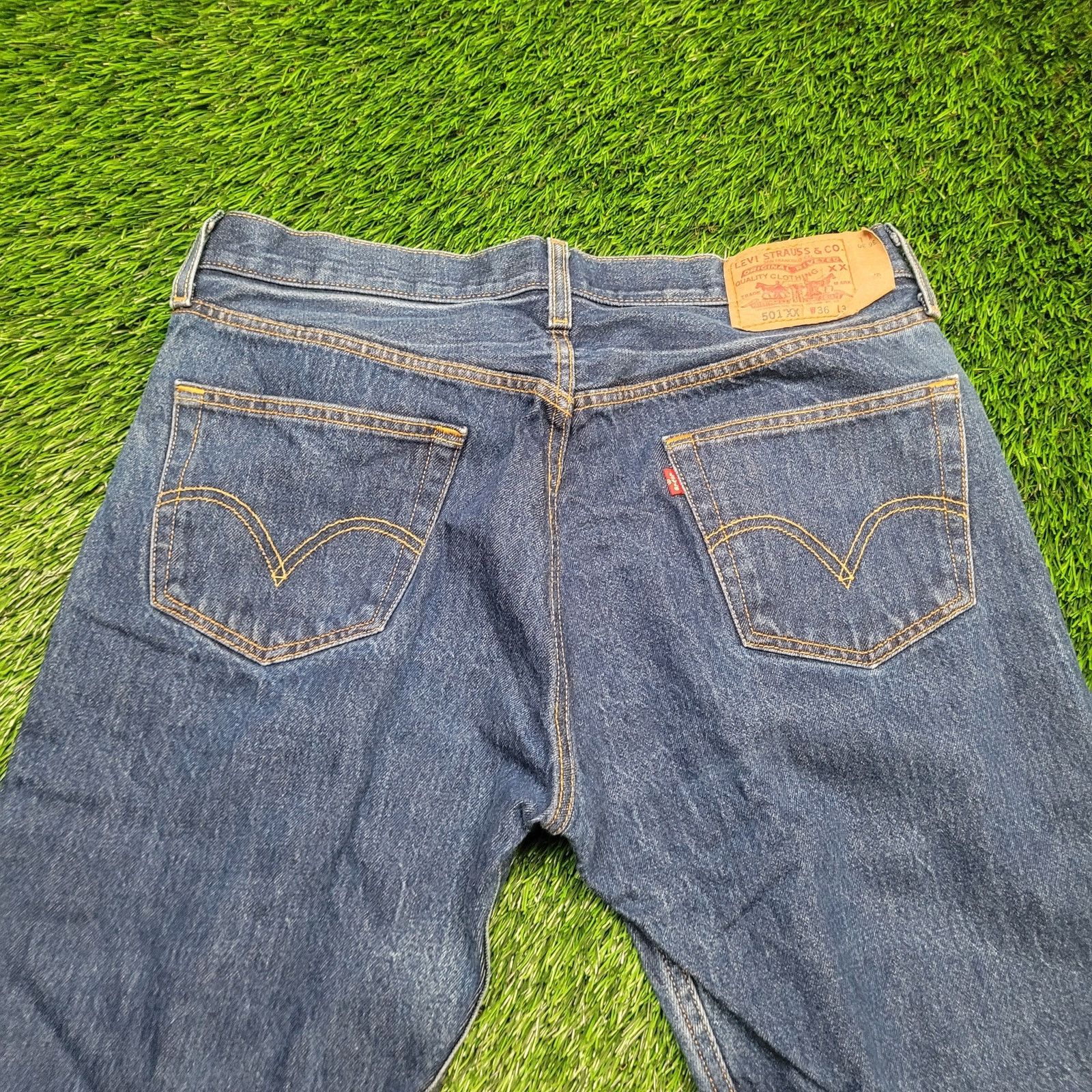 Levi's Levis 501 XX Straight Leg Jeans Waist 36 Inseam 28 Tag 36x30 Size US 36 / EU 52 - 7 Thumbnail