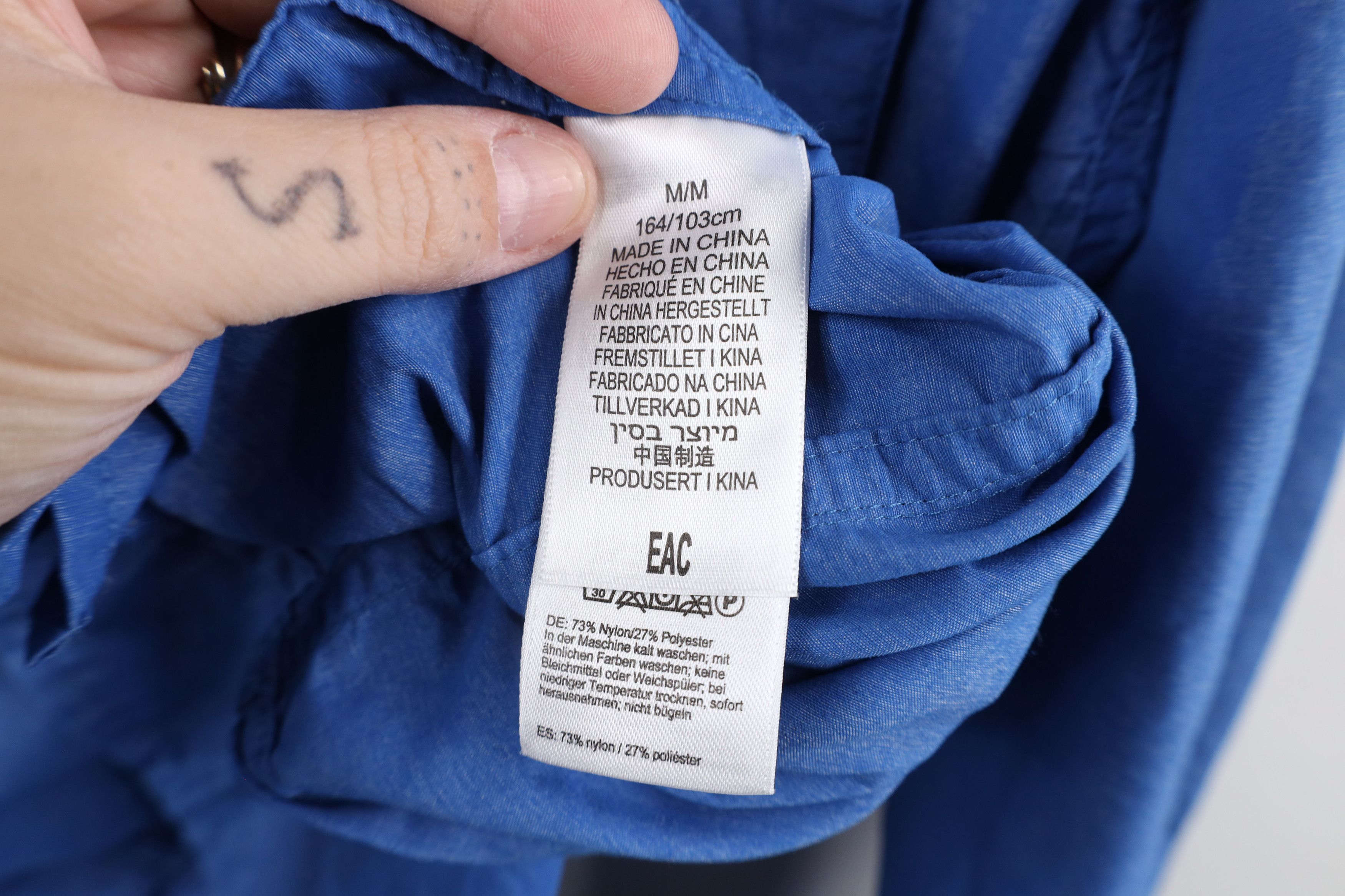 ExOfficio × Vintage ExOfficio Hiking Trail Collared Button Down Shirt Blue Size US M / EU 48-50 / 2 - 10 Thumbnail