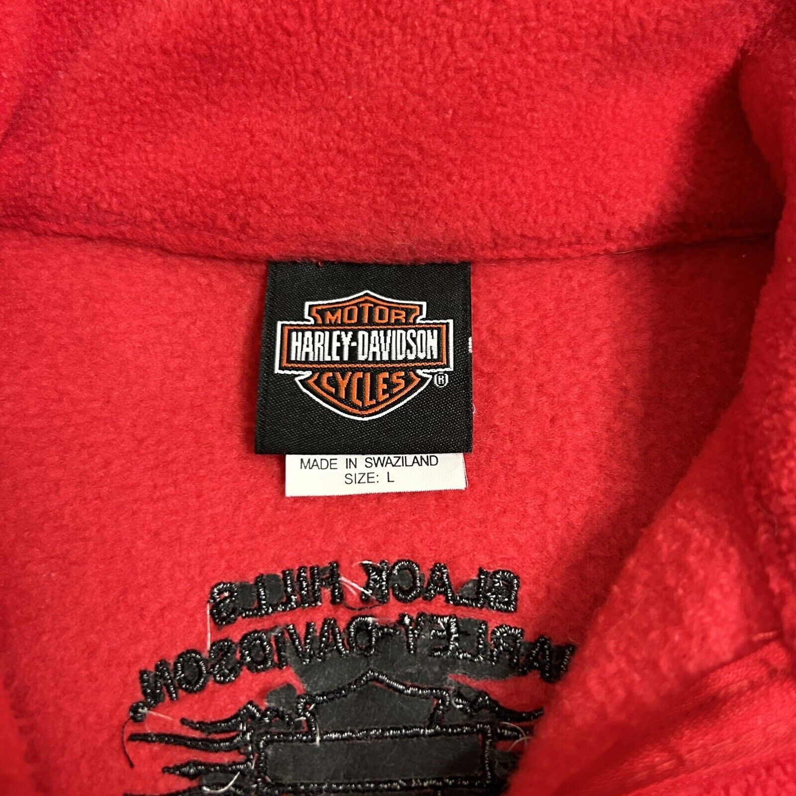 Harley Davidson Harley Davidson Women's 1/4 Zip Fleece/ Jacket size Large Size L / US 10 / IT 46 - 5 Thumbnail