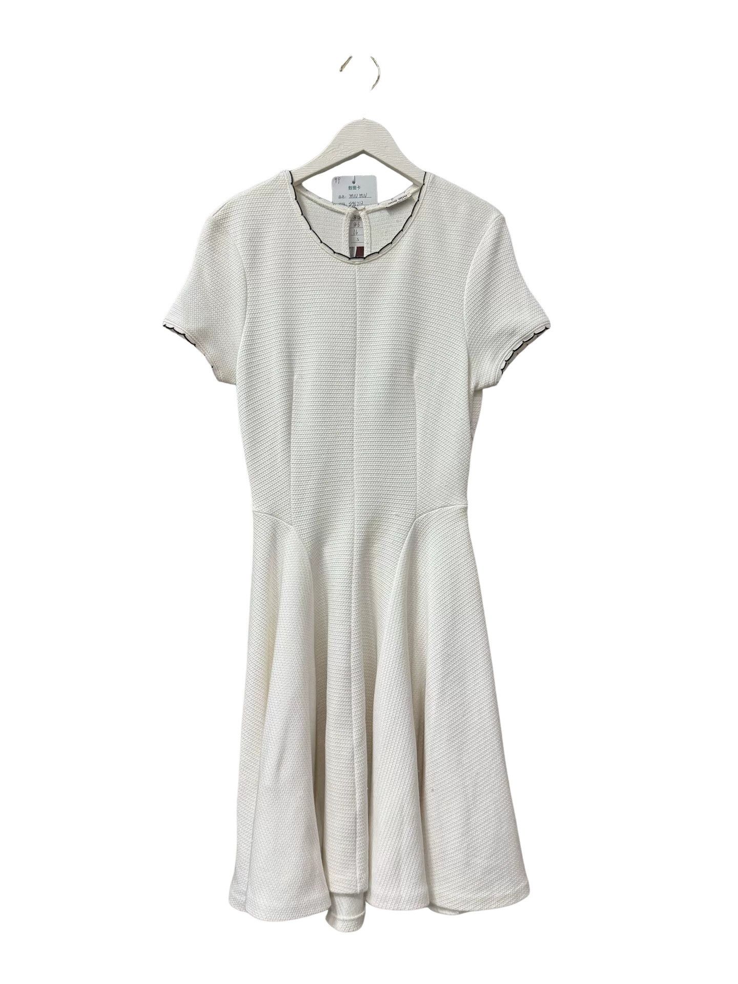 Miu Miu Miu Miu Ribbed Knit Mini Dress Size S Size S / US 4 / IT 40 - 1 Thumbnail