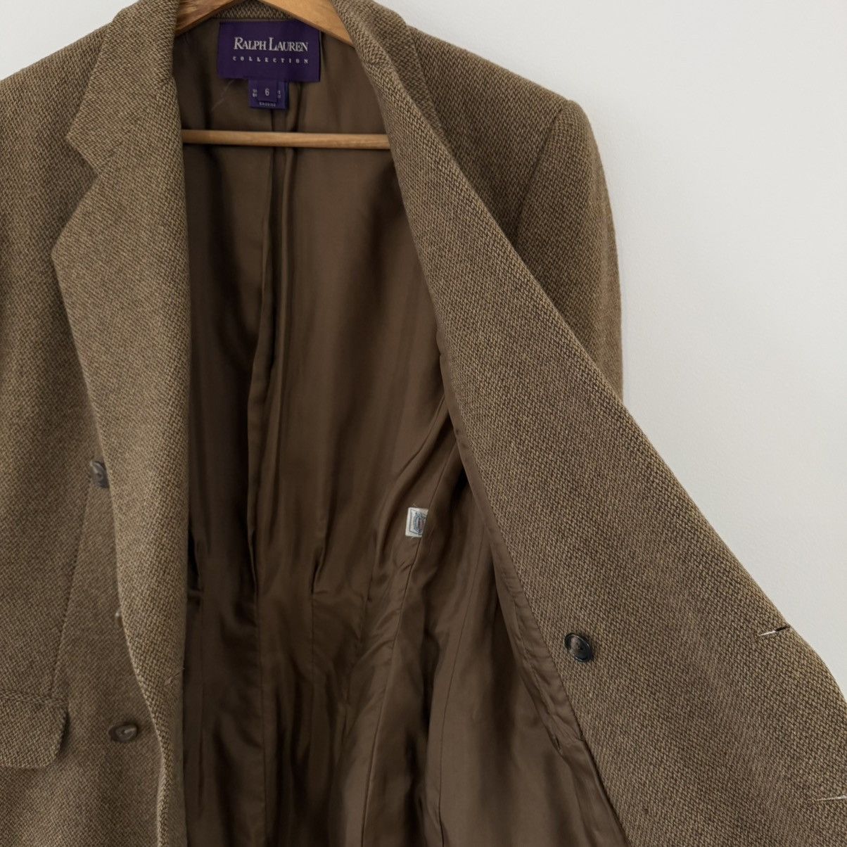 Ralph Lauren Purple Label VINTAGE RALPH LAUREN DOUBLE BREASTED CASHMERE BLAZER Size M / US 6-8 / IT 42-44 - 13 Thumbnail