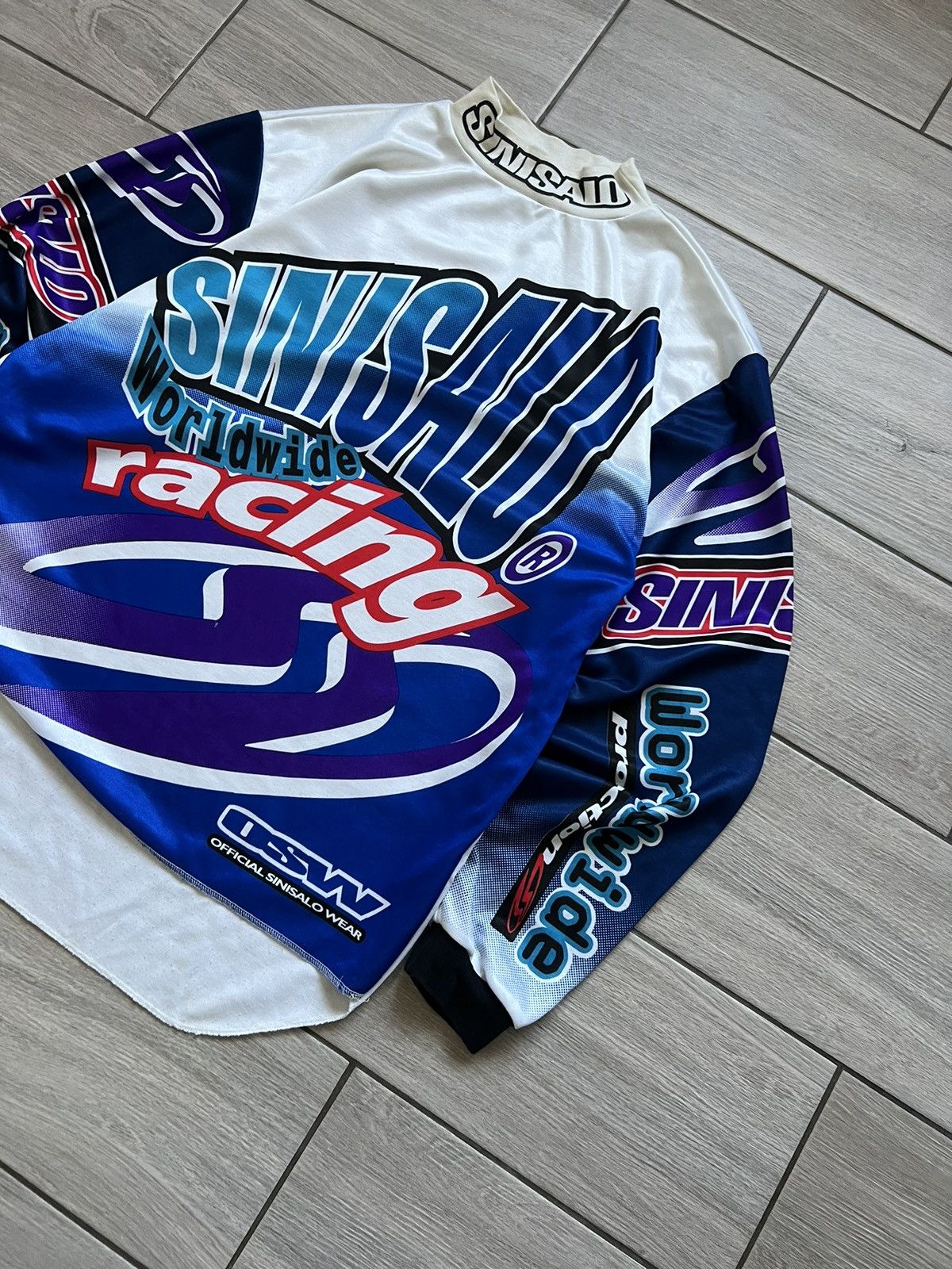 Sports Specialties Vintage 90s Sinisalo Jersey Racing Motocross Racewear Size US XL / EU 56 / 4 - 7 Thumbnail