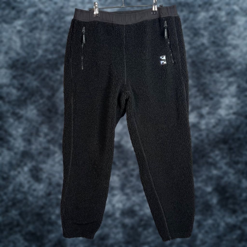 Vintage Saturdays New York City Black Fleece Jogger Sweatpants Men’s Medium Size US 31 - 1 Thumbnail