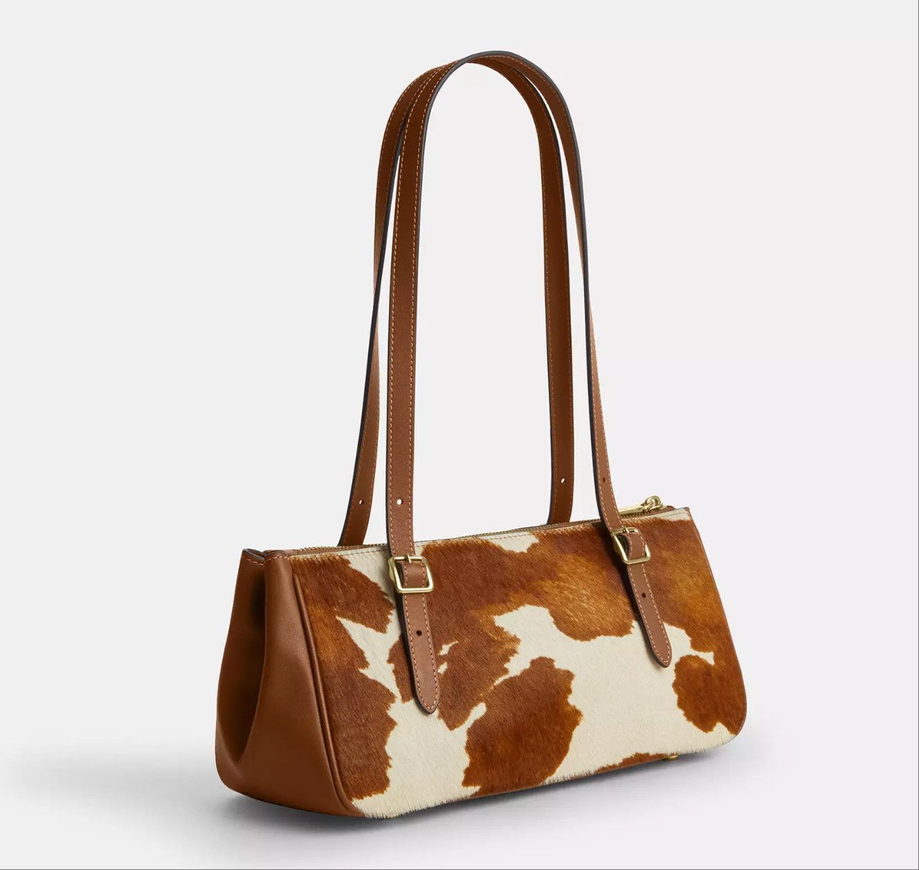 Coach Asher Shoulder Bag In Haircalf With Cow Print CDW46 Size ONE SIZE - 12 Thumbnail