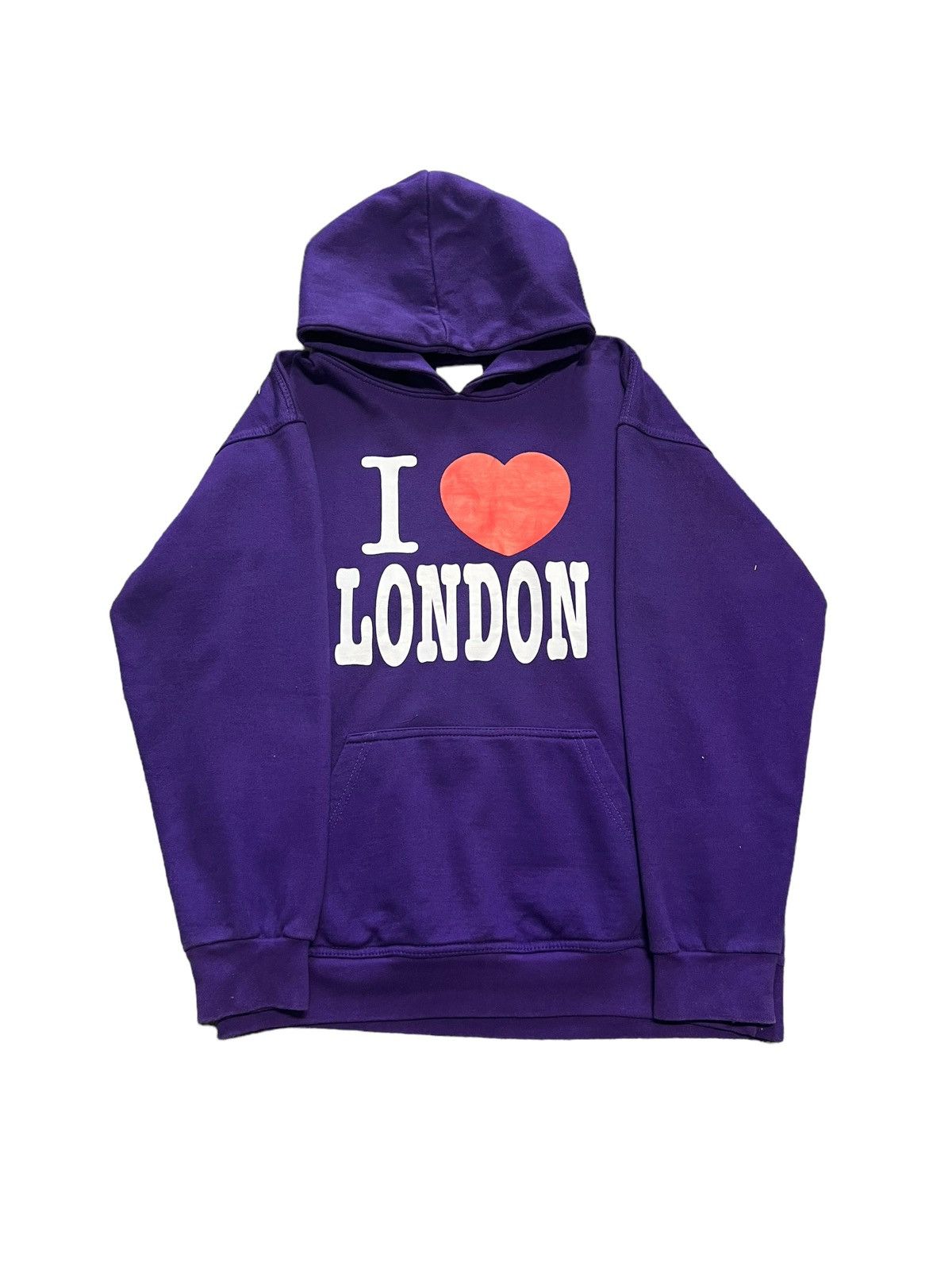 Japanese Brand × Vintage I <3 London Hoodie vintage y2k boxy purple Size US S / EU 44-46 / 1 - 1 Thumbnail