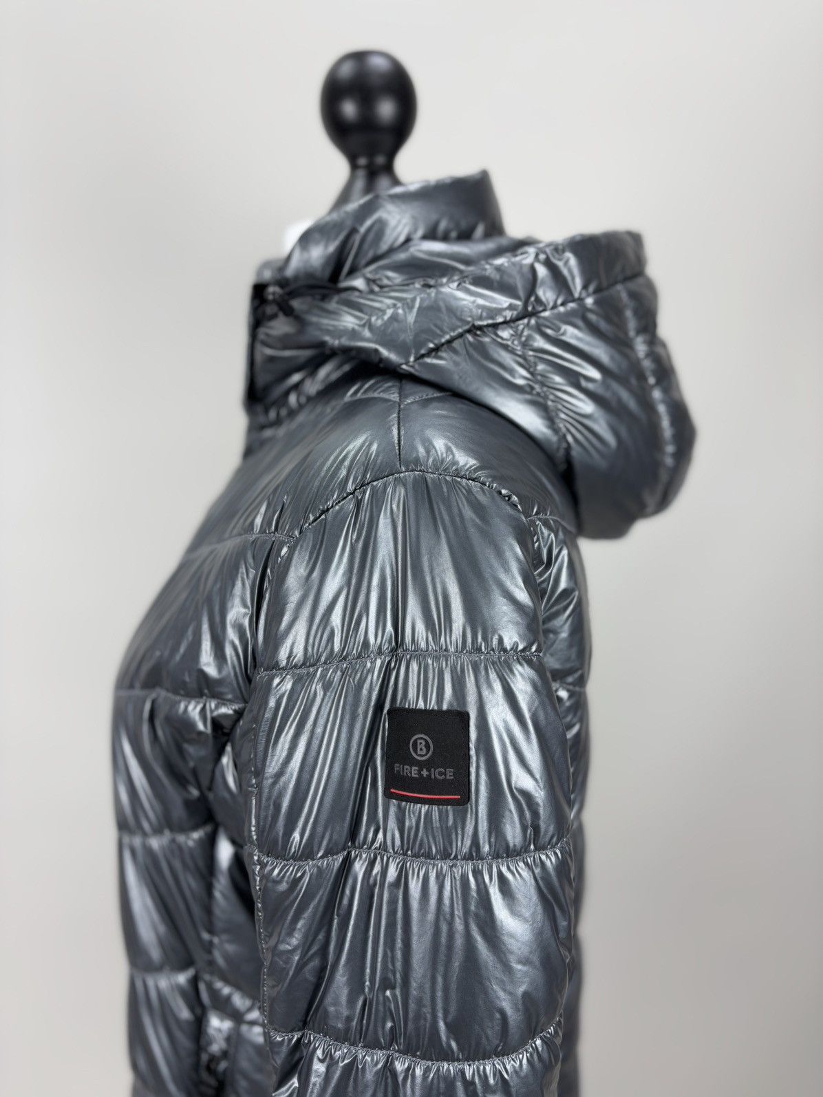 Bogner Womens ski jacket Bogner Fire Ice Size 40 Color Gray Size L / US 10 / IT 46 - 10 Thumbnail