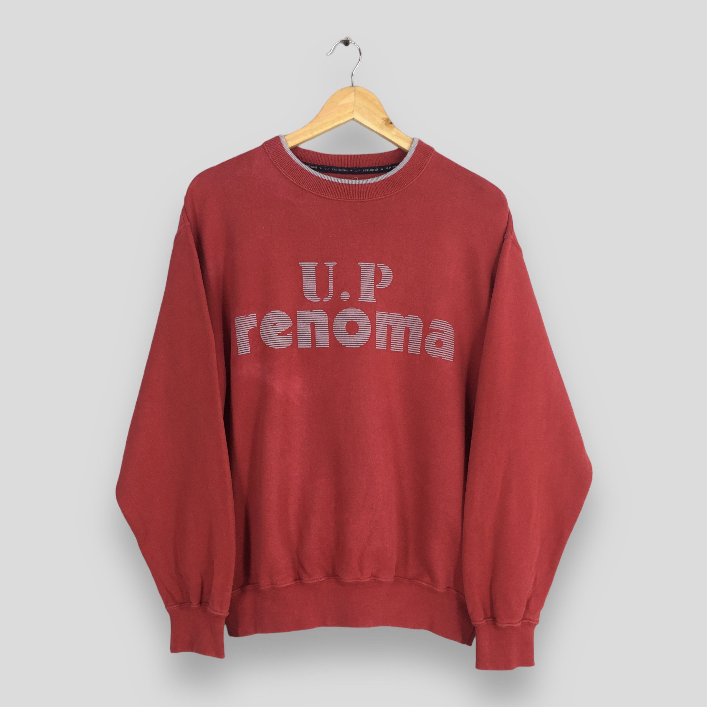 Designer Vintage Up Renoma Sports Red Jumper Medium Size US M / EU 48-50 / 2 - 1 Thumbnail