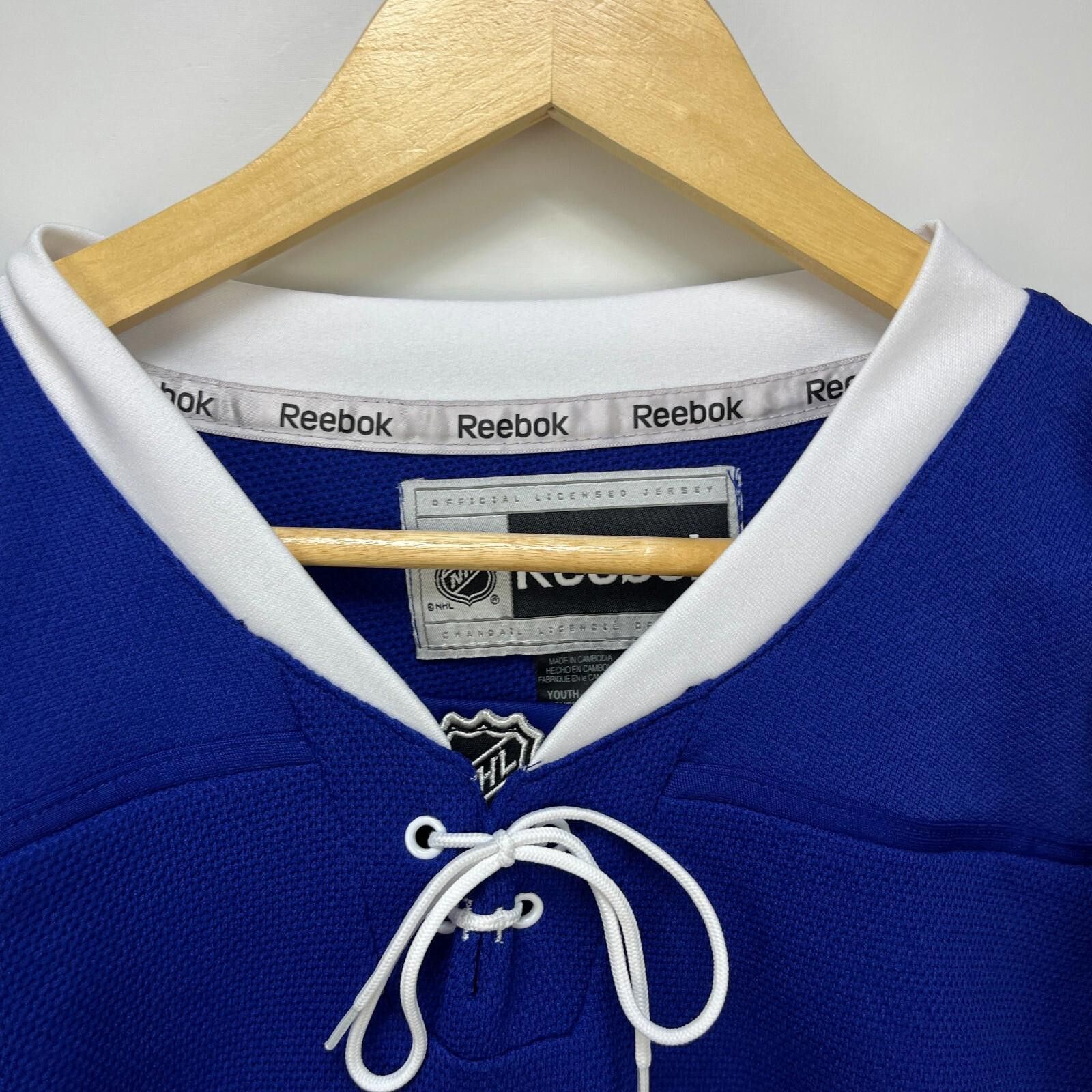 Reebok Vintage Toronto Maple Leafs Jersey Jonathan Bernier Youth XL Size ONE SIZE - 3 Thumbnail