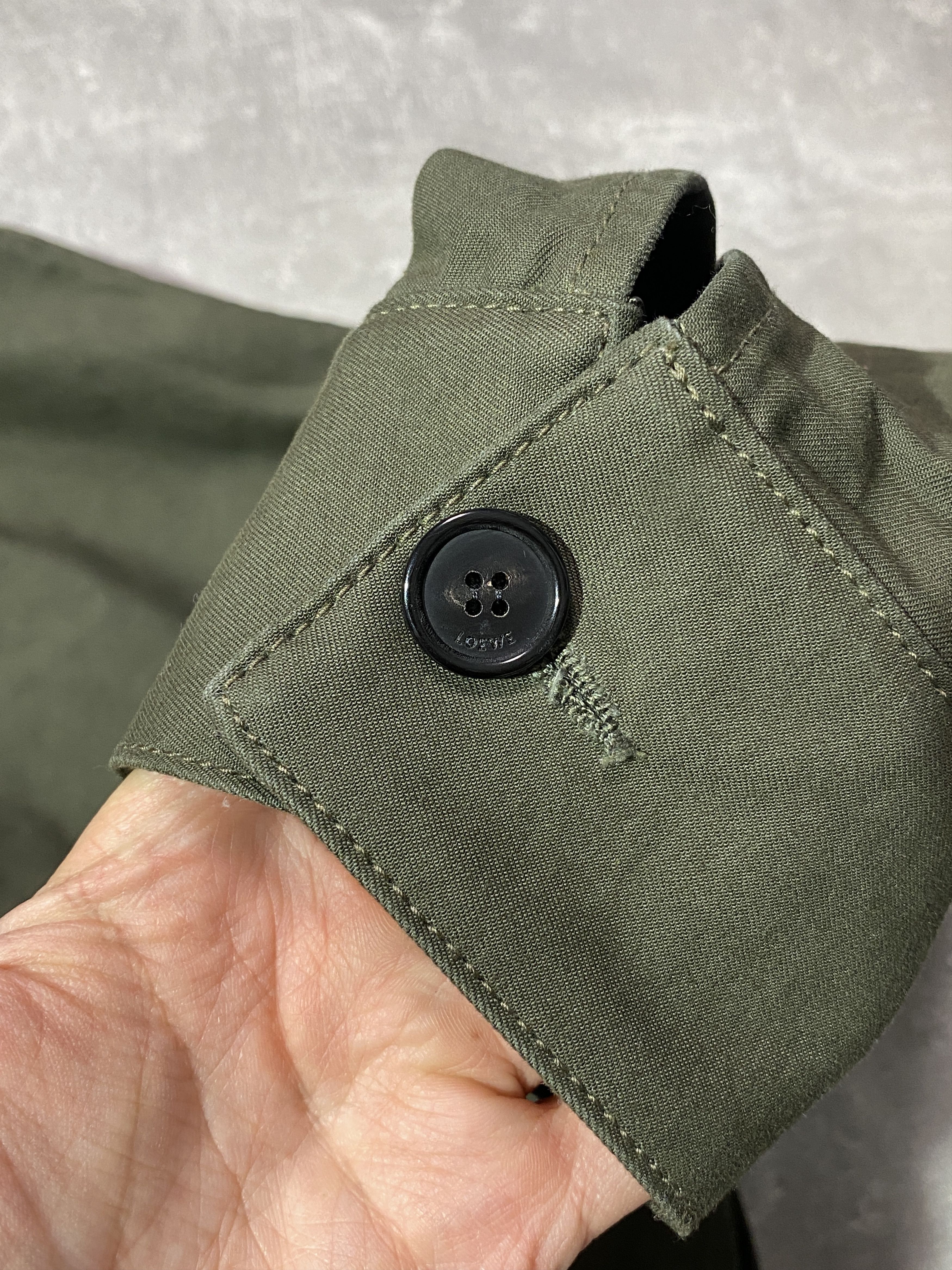 Loewe SS25 LOEWE MILITARY STYLE PROTOTYPE/SAMPLE CANVAS JACKET Size US M / EU 48-50 / 2 - 18 Thumbnail