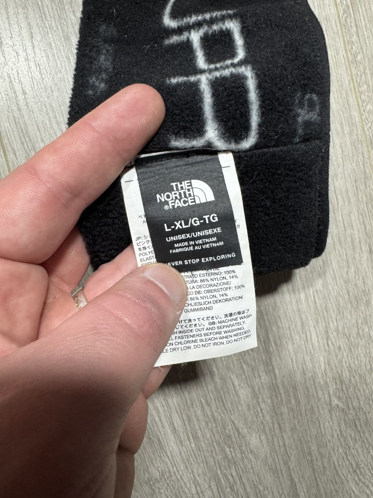 Supreme × The North Face 2021 Supreme x The North Face Tech Headband 'Black' Size ONE SIZE - 5 Thumbnail