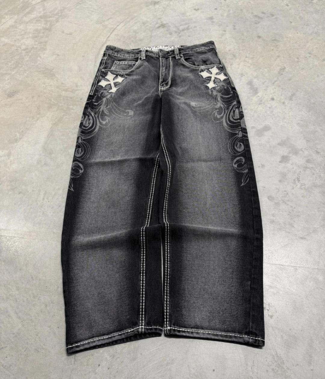 Ninth Hall ninth hall grunge southpole rawblue style baggy jeans Size US 32 / EU 48 - 4 Thumbnail
