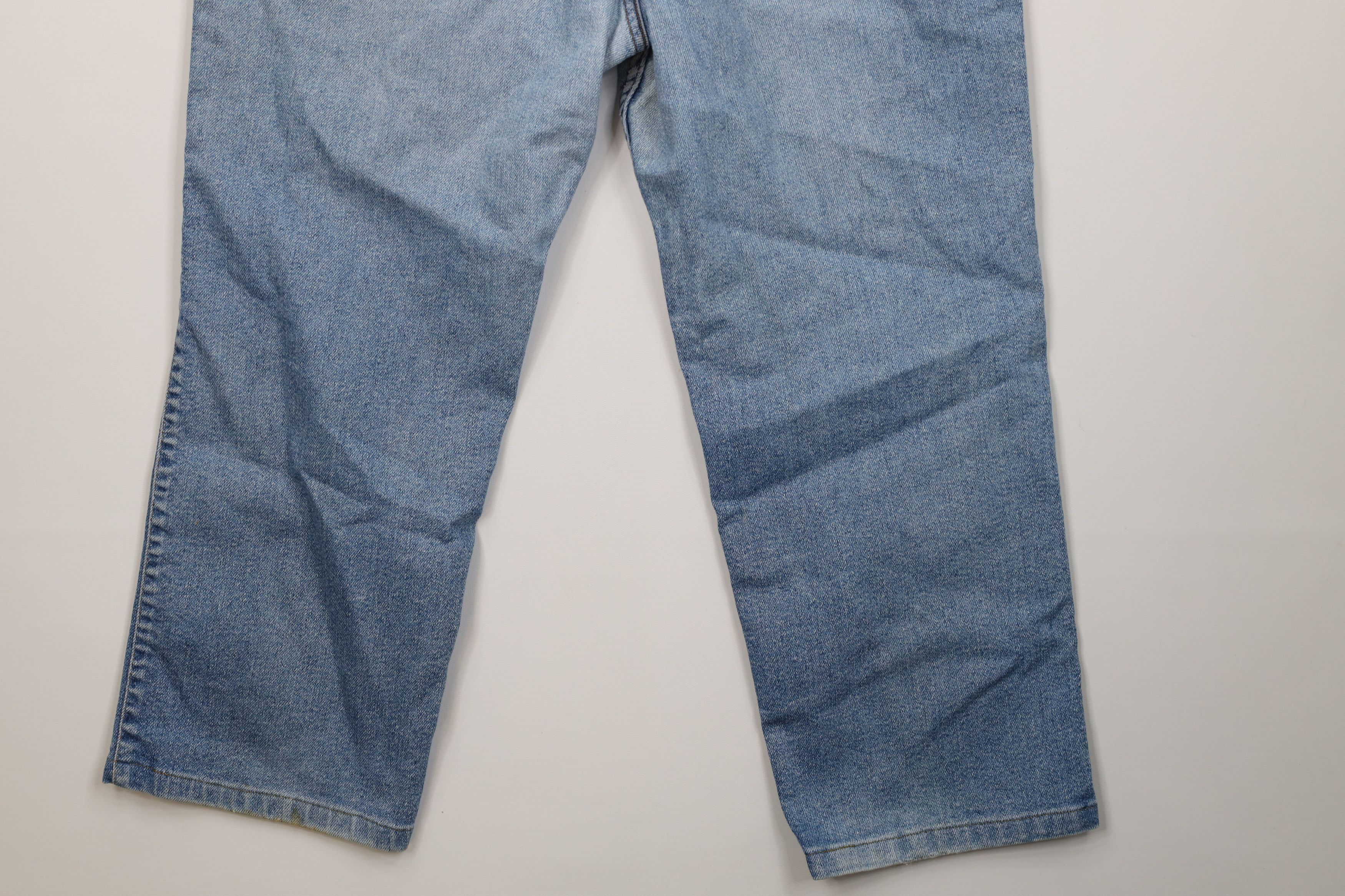 Levi's Vintage 80s 90s Levis Wide Leg Denim Jeans Blue USA Size US 40 / EU 56 - 15 Thumbnail