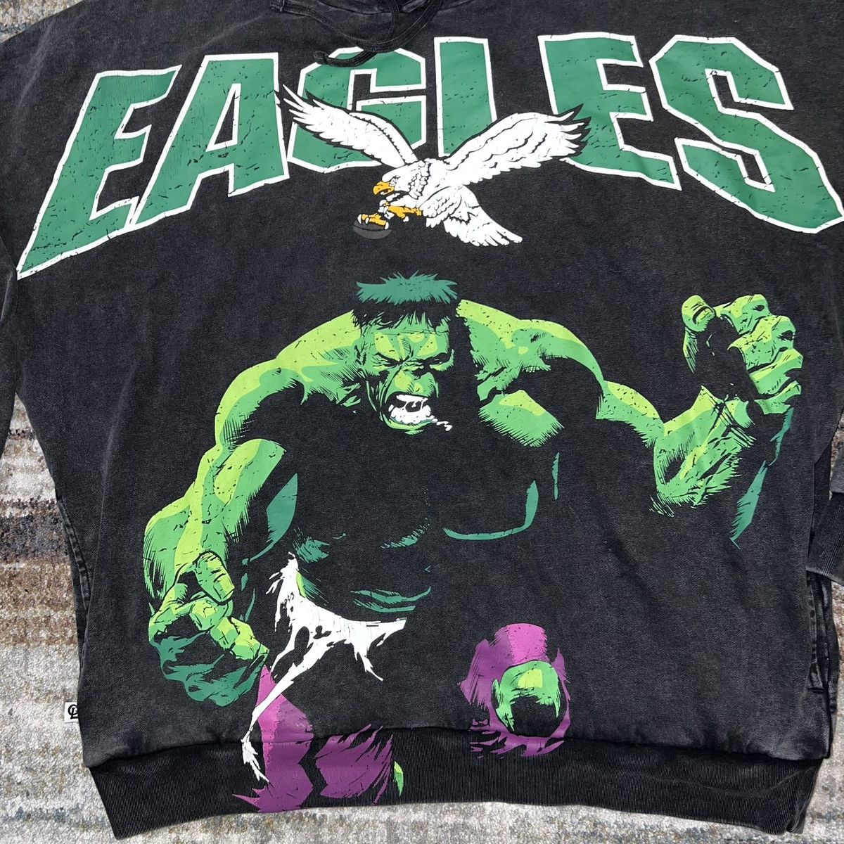 Marvel Comics NEW NFL MARVEL Philadelphia Eagles Incredible Hulk Hoodie Size US XL / EU 56 / 4 - 2 Thumbnail